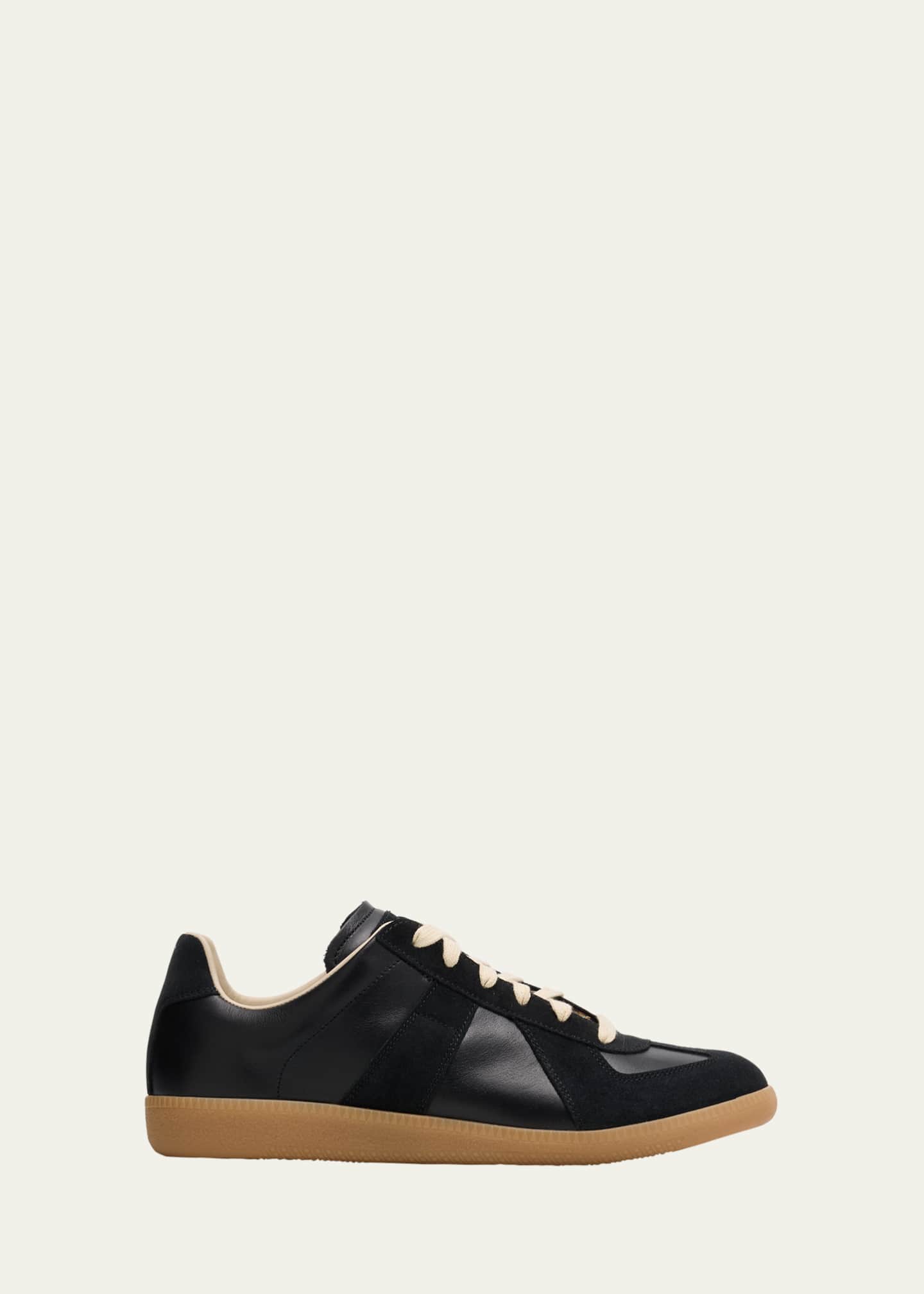 Maison Margiela Men's Replica Leather Low-Top Sneakers - Bergdorf