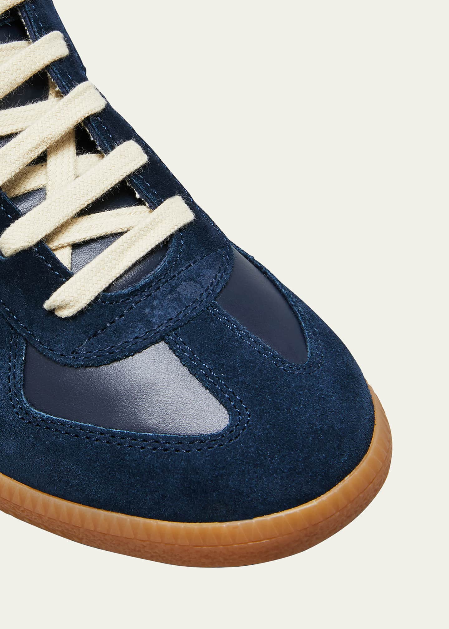 Maison Margiela Men's Replica Leather Low-Top Sneakers - Bergdorf
