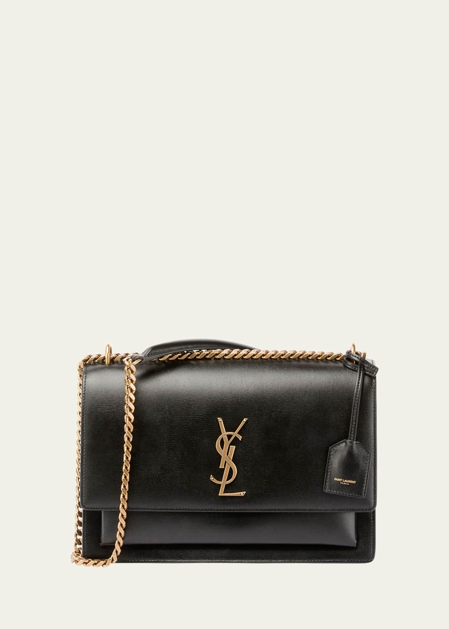 Saint Laurent Sunset YSL Monogram Wallet on Chain - Bergdorf Goodman