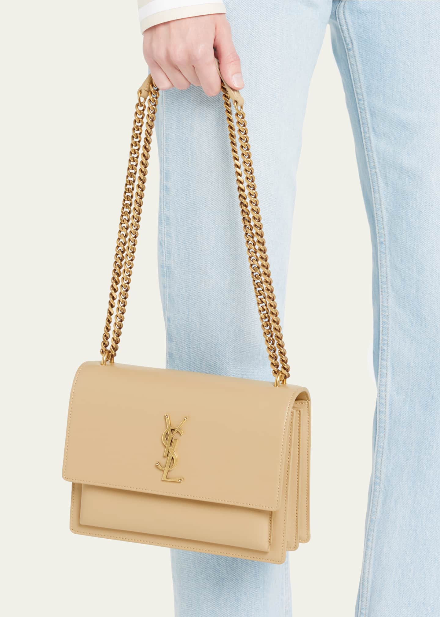 Ysl tan clutch online