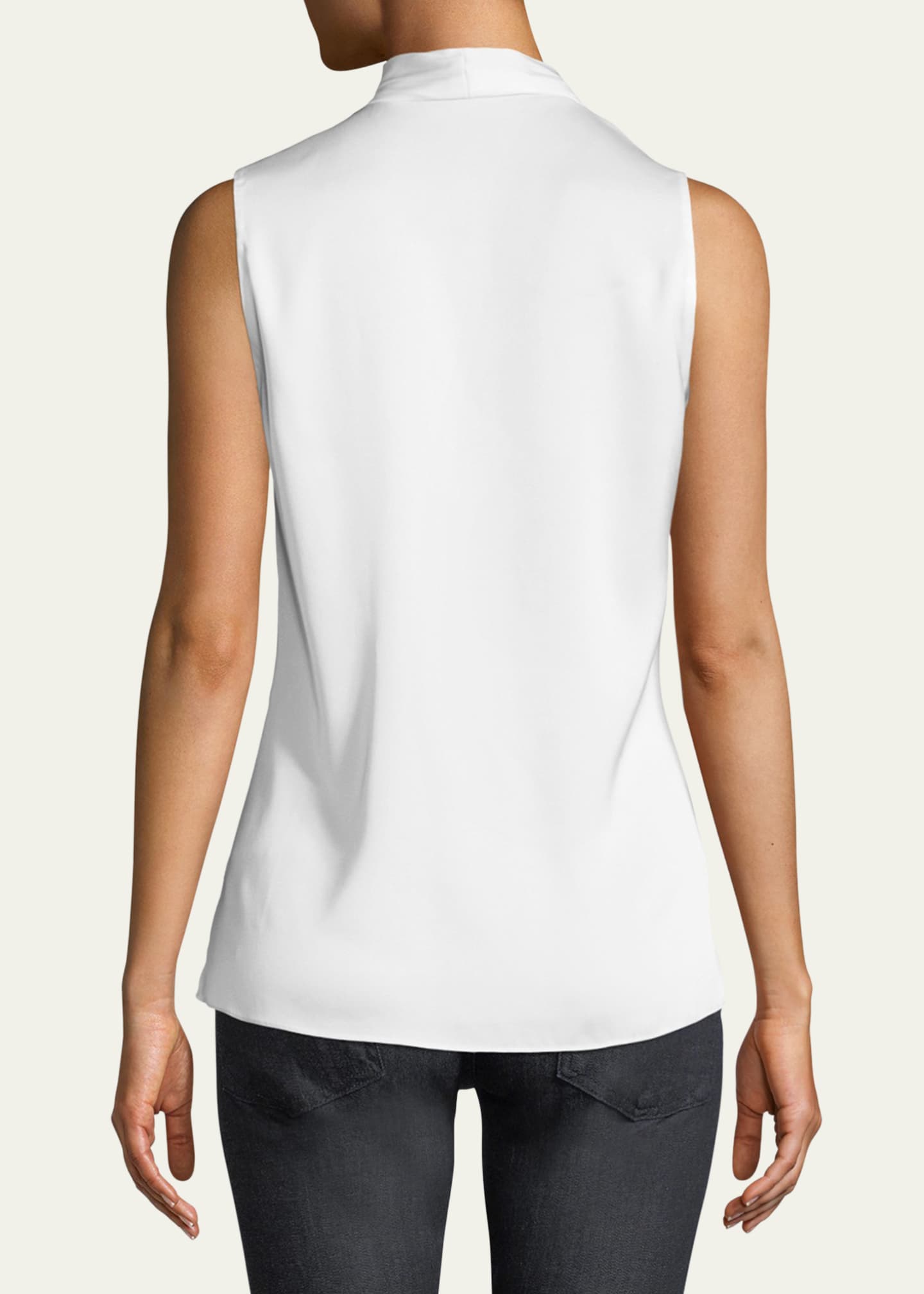 Kobi Halperin Mila Silk-Stretch Sleeveless Top Image 3 of 5