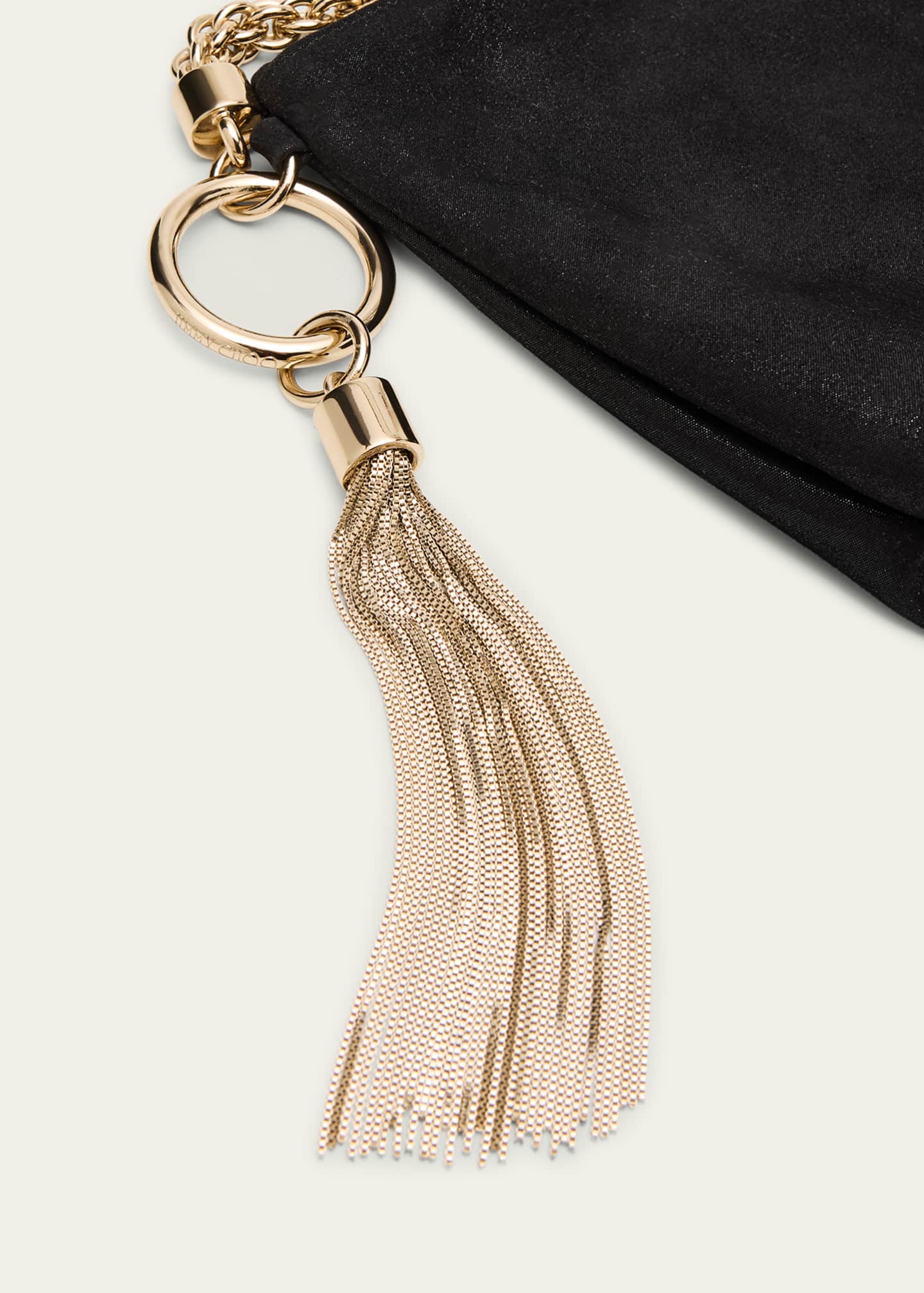 Jimmy Choo Callie Shimmer Suede Shoulder Bag Image 6 of 6