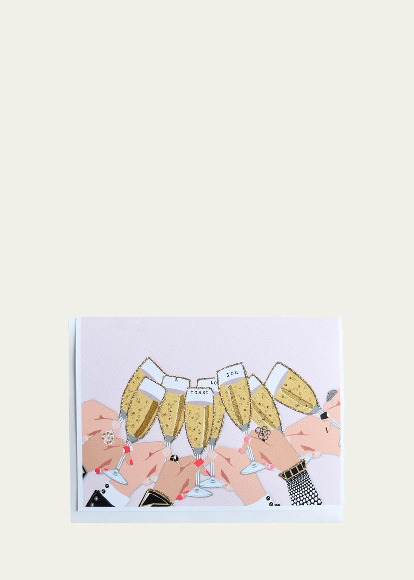 Verrier A Toast To You Greeting Card