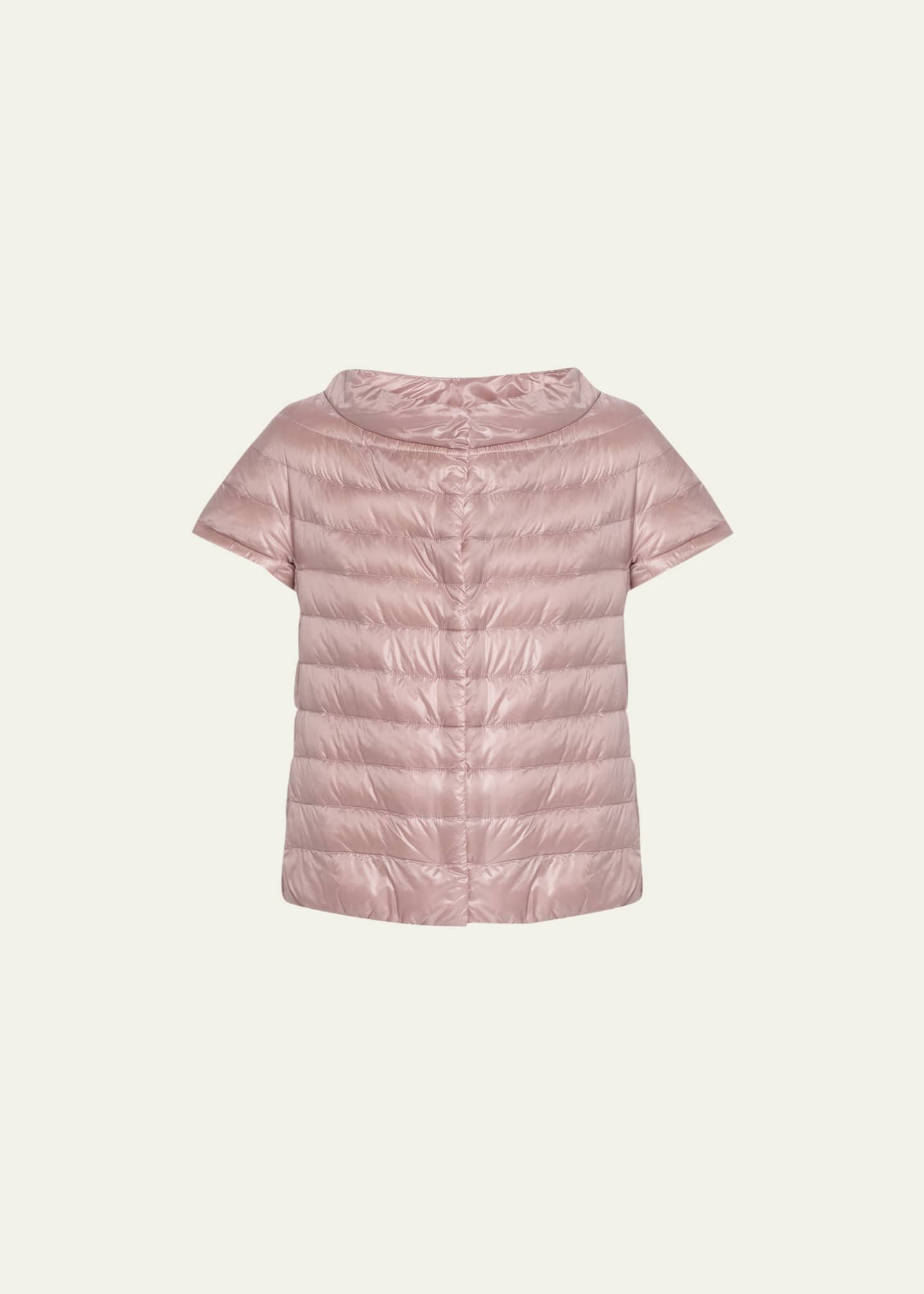Herno Short Sleeve Snap Front Quilted Puffer Jacket Bergdorf Goodman