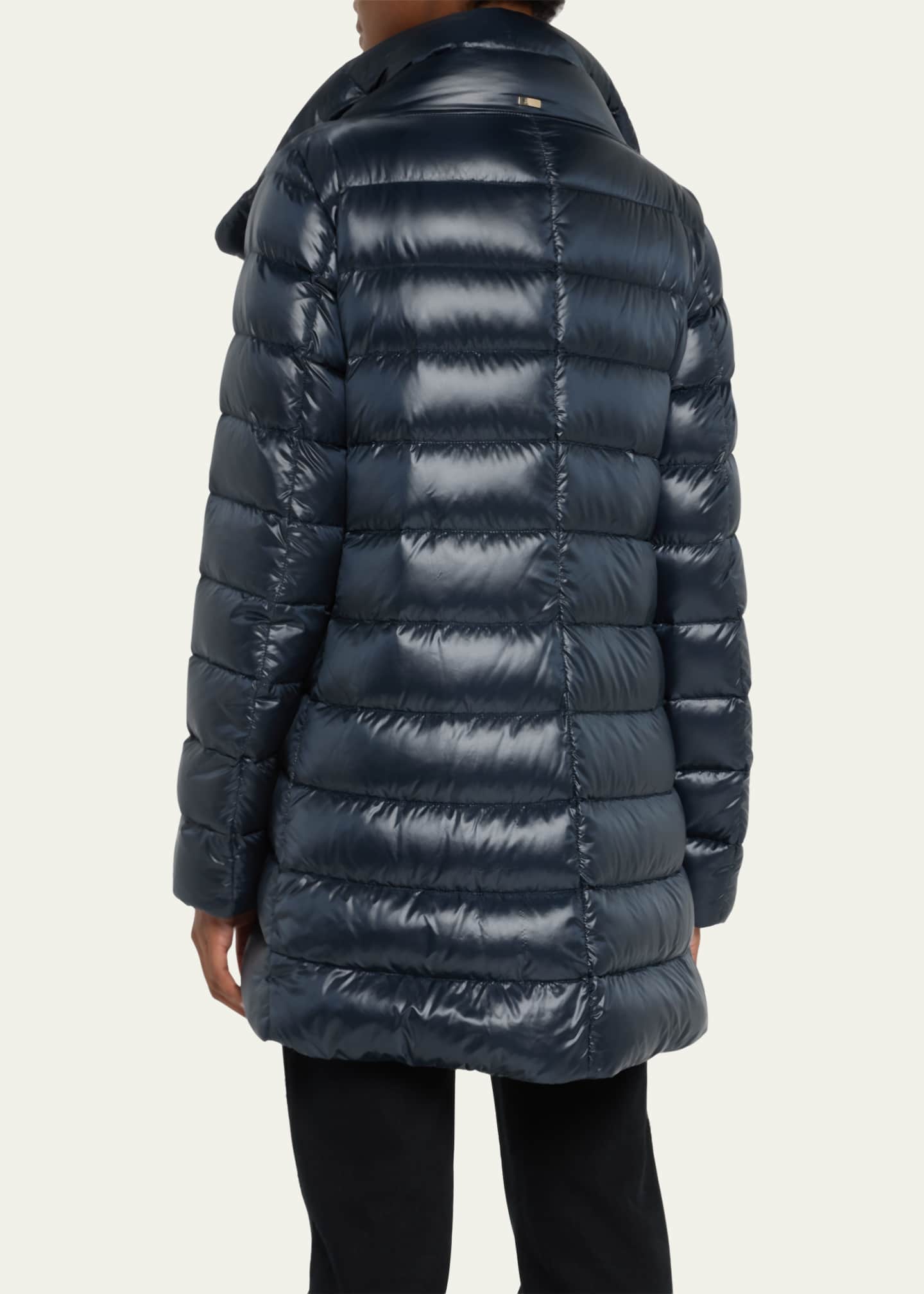 Herno stand collar down 2025 coat