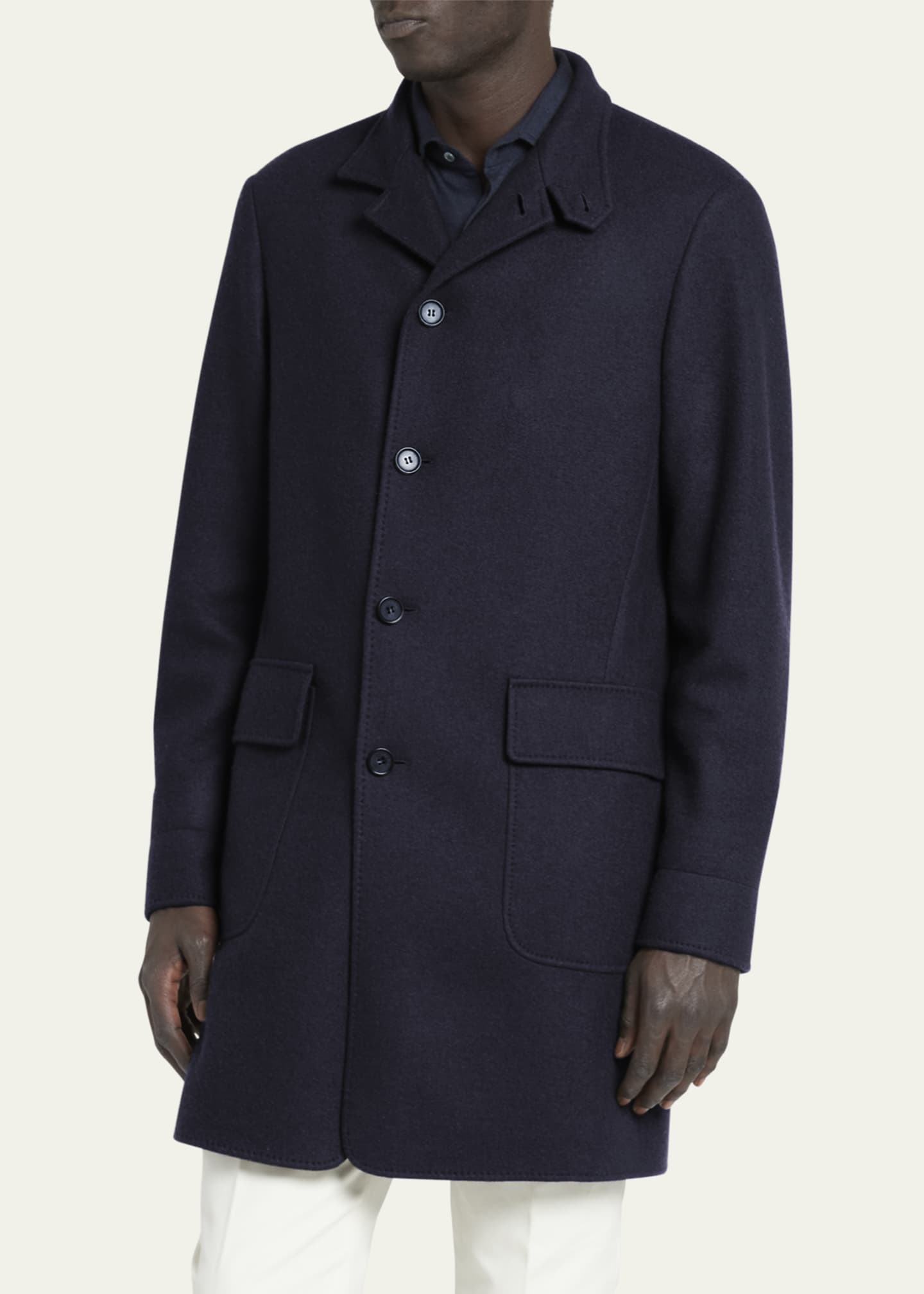 Loro Piana Men's Cashmere Sweater Coat - Bergdorf Goodman