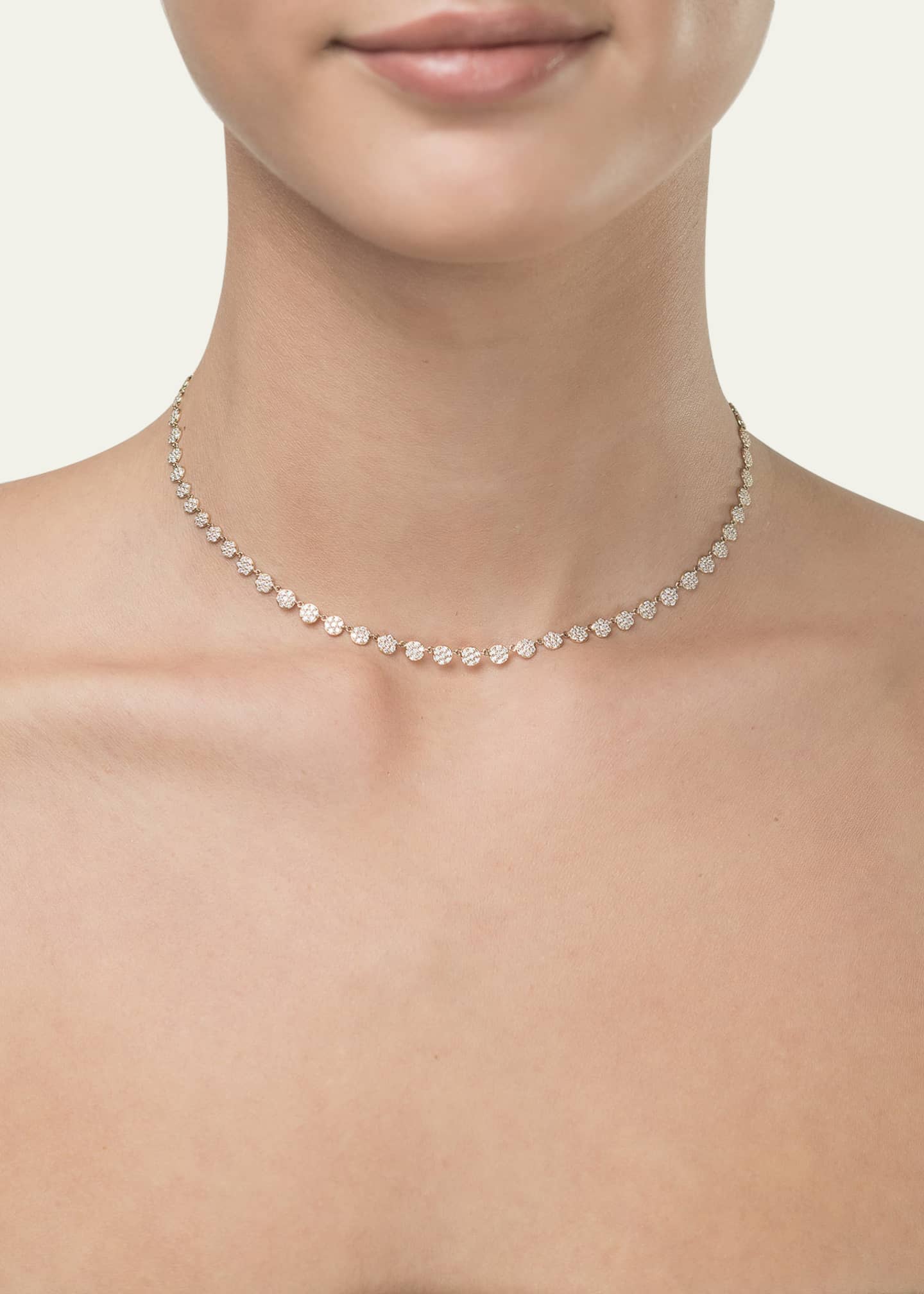 Lana Legacy Diamond Disc Choker Necklace Image 2 of 2
