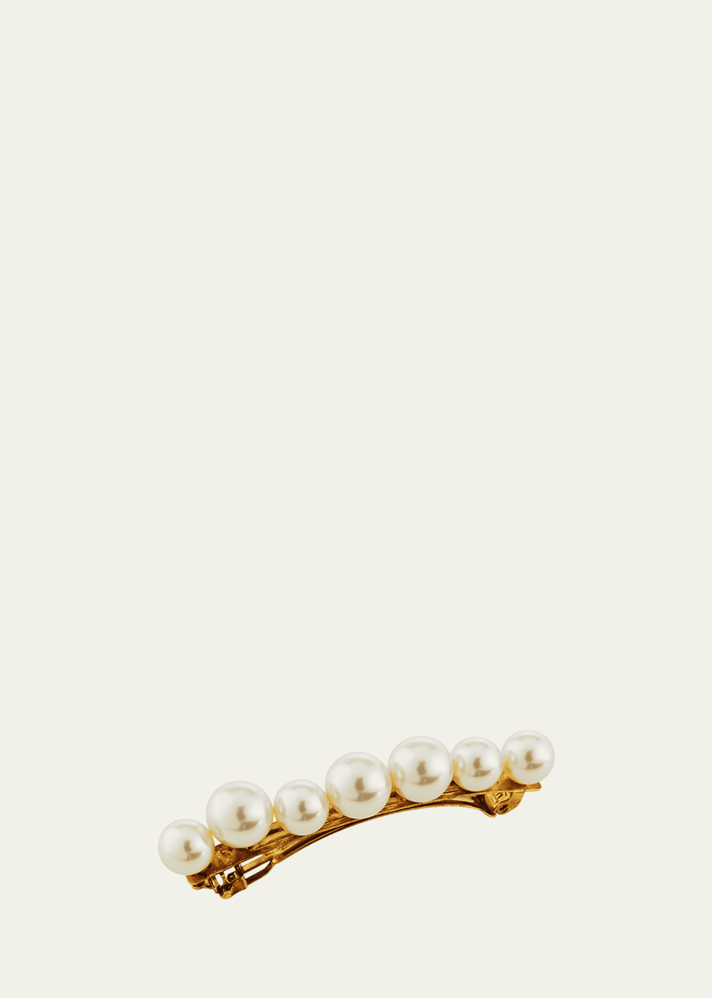 Jennifer Behr Gretal Glass Pearl Barrette