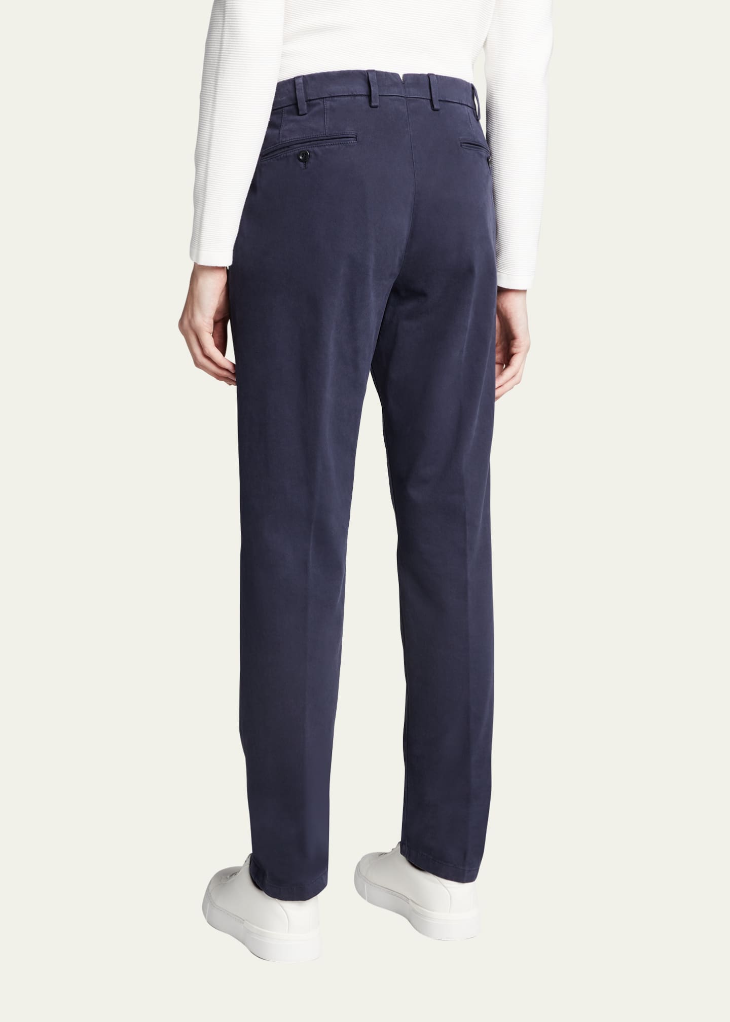 Loro Piana Men's Slim Sport Cotton Dyed Trousers - Bergdorf Goodman