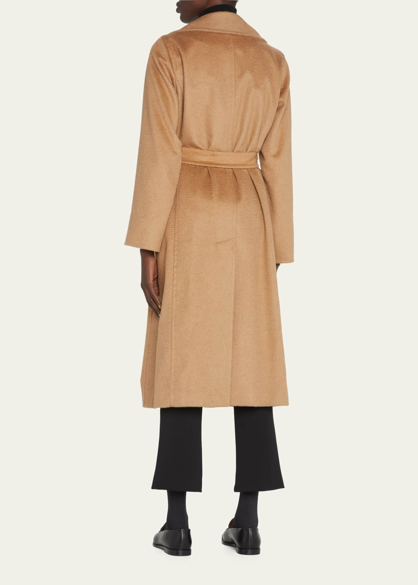 Max Mara Manuela Belted Camel Hair Coat, Camel - Bergdorf Goodman