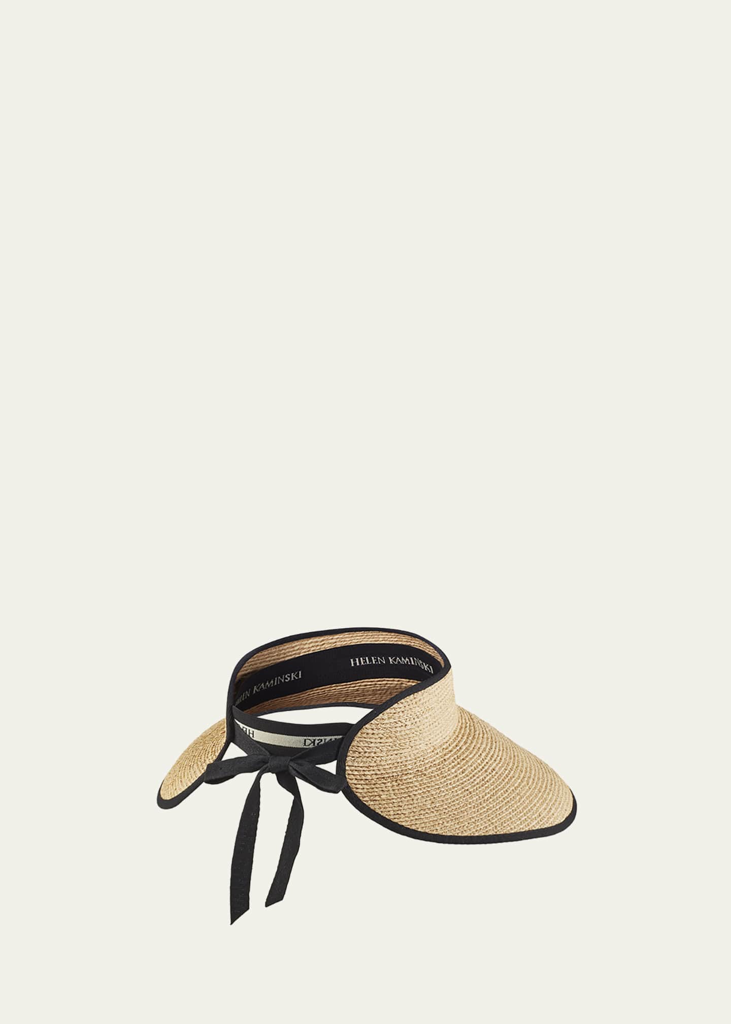 Helen Kaminski Mai Raffia Visor Bergdorf Goodman