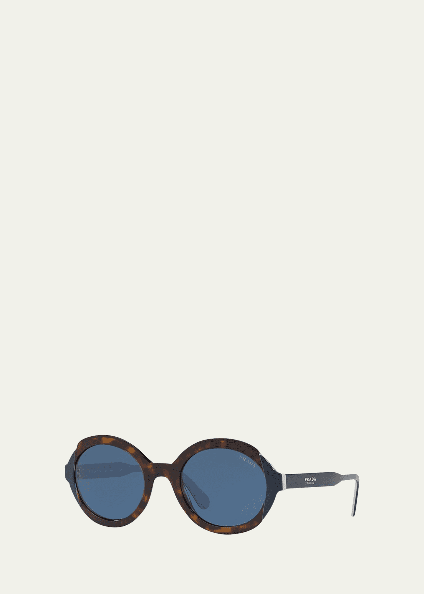 Prada 53mm round sunglasses clearance