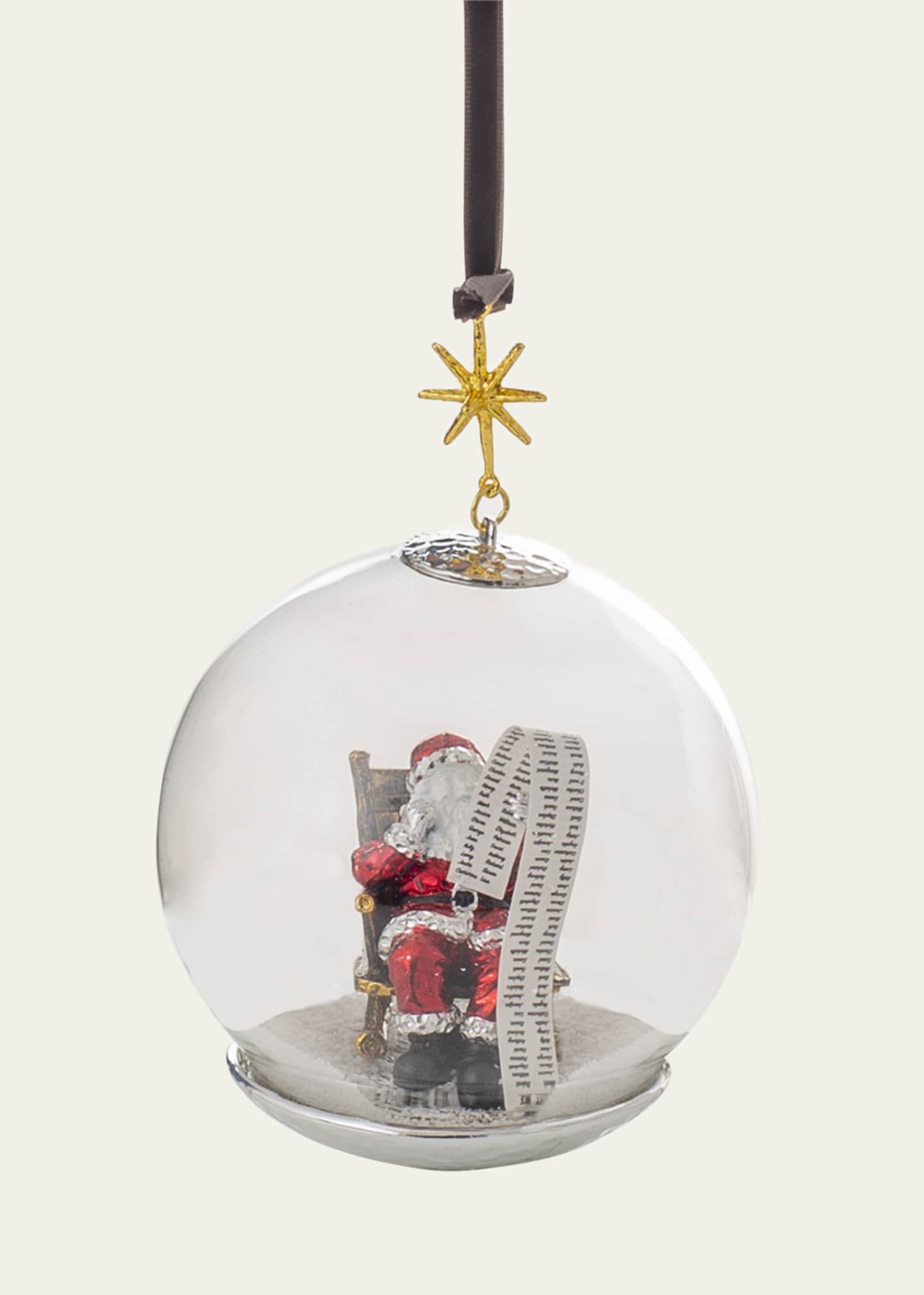 Michael Aram Santa Snow Globe Ornament