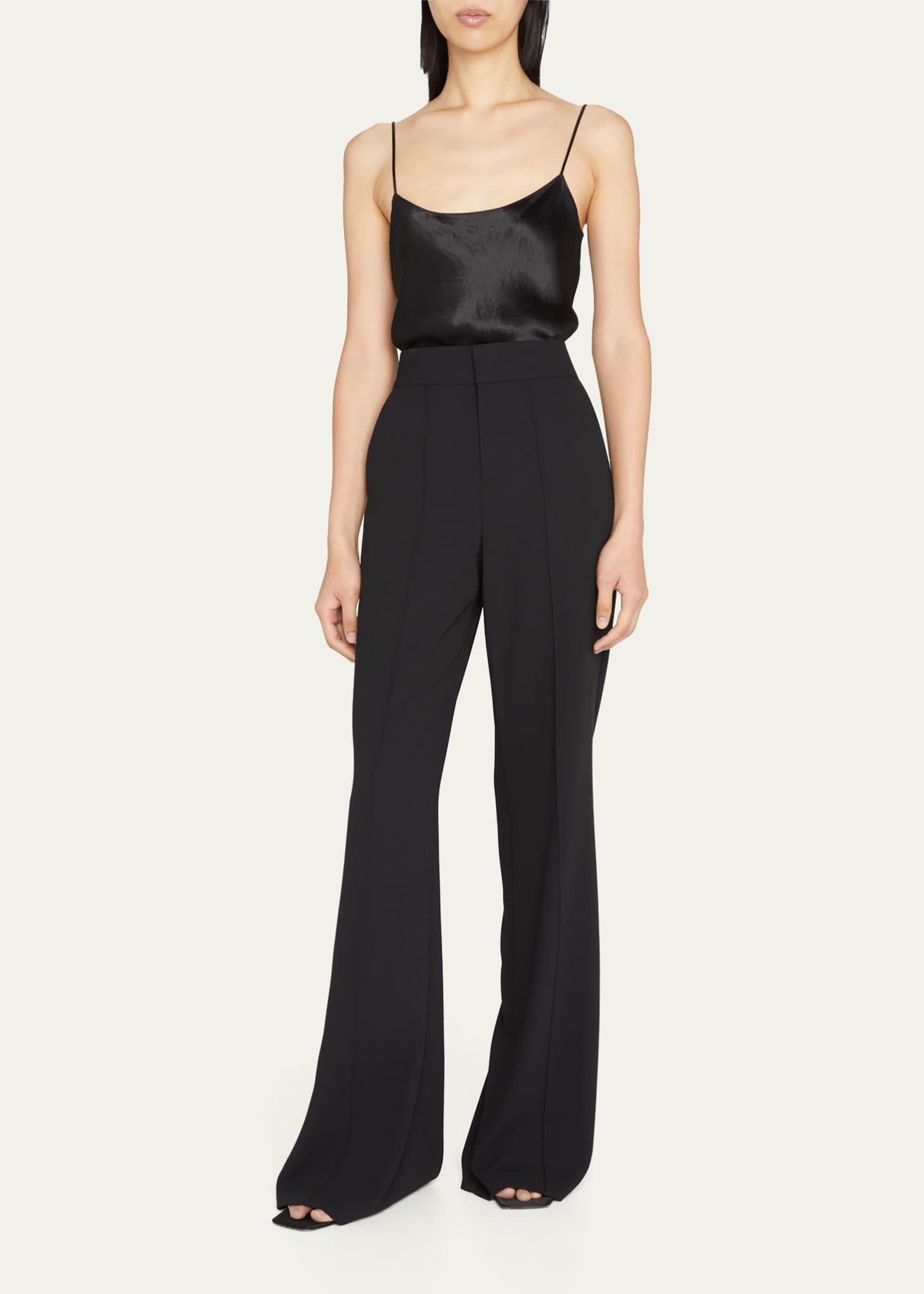 Alice + Olivia Dylan High-Waist Wide-Leg Pants