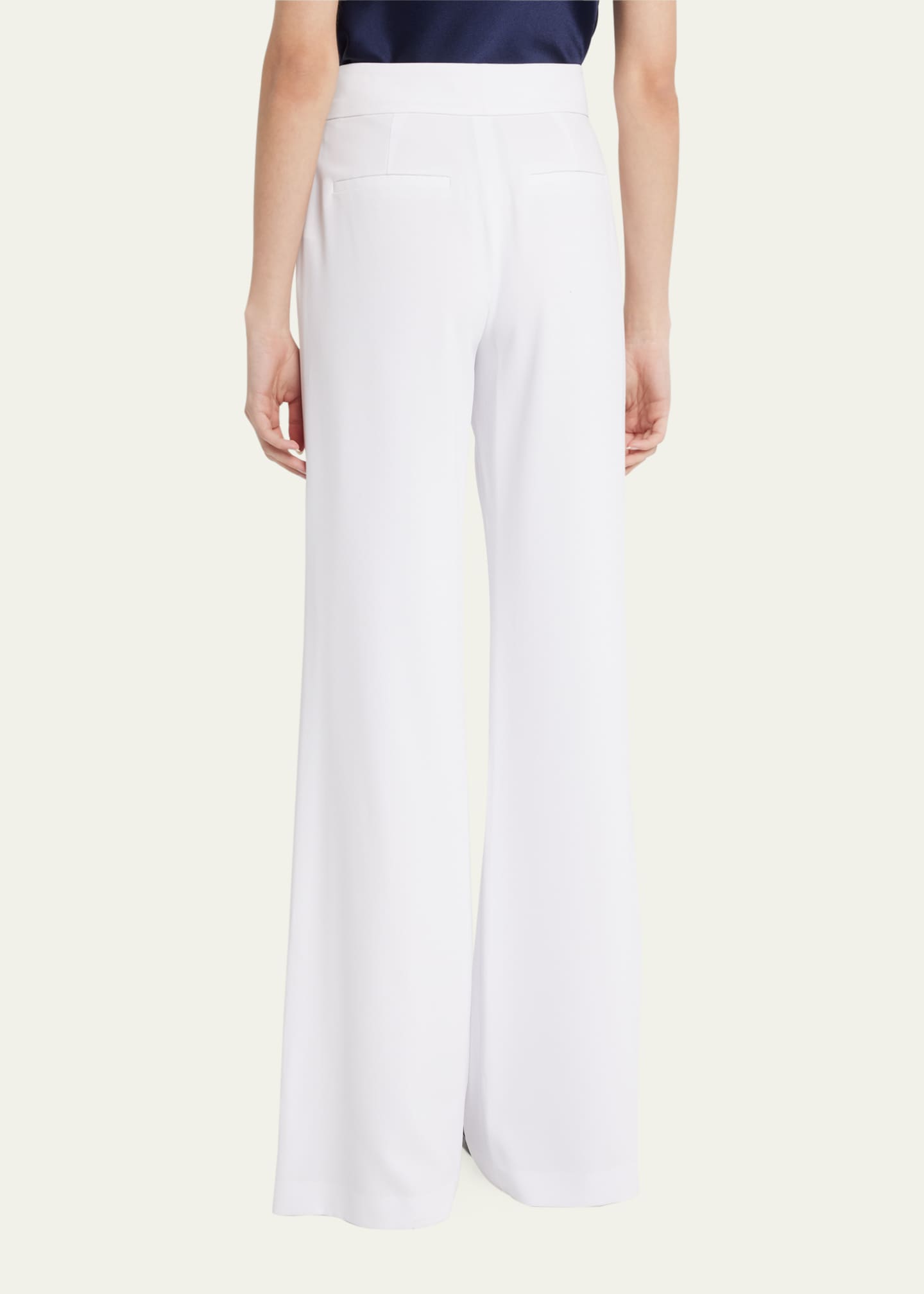 Alice + Olivia Dylan High-Waist Wide-Leg Pants Image 3 of 5