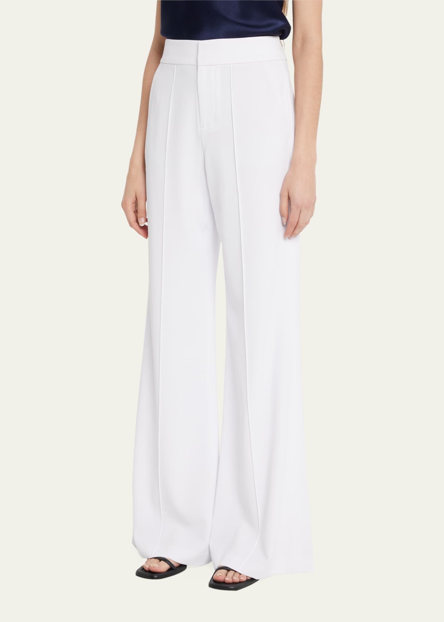 Alice + Olivia Dylan High-Waist Wide-Leg Pants Image 4 of 5