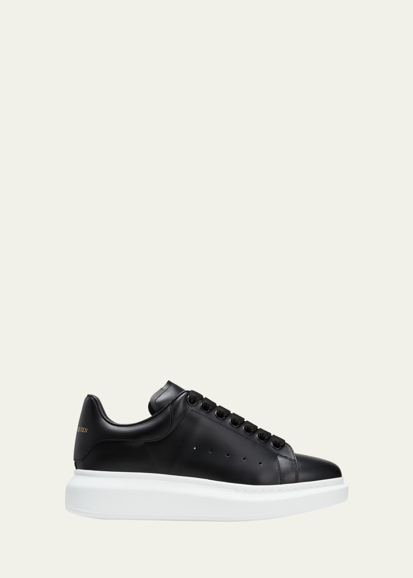 Alexander McQueen Men's Oversized Larry Leather Platform Sneakers with  Metallic Back - Bergdorf Goodman