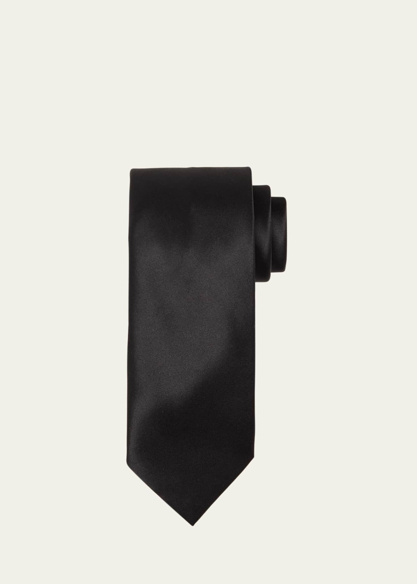 Brioni Silk Satin Tie