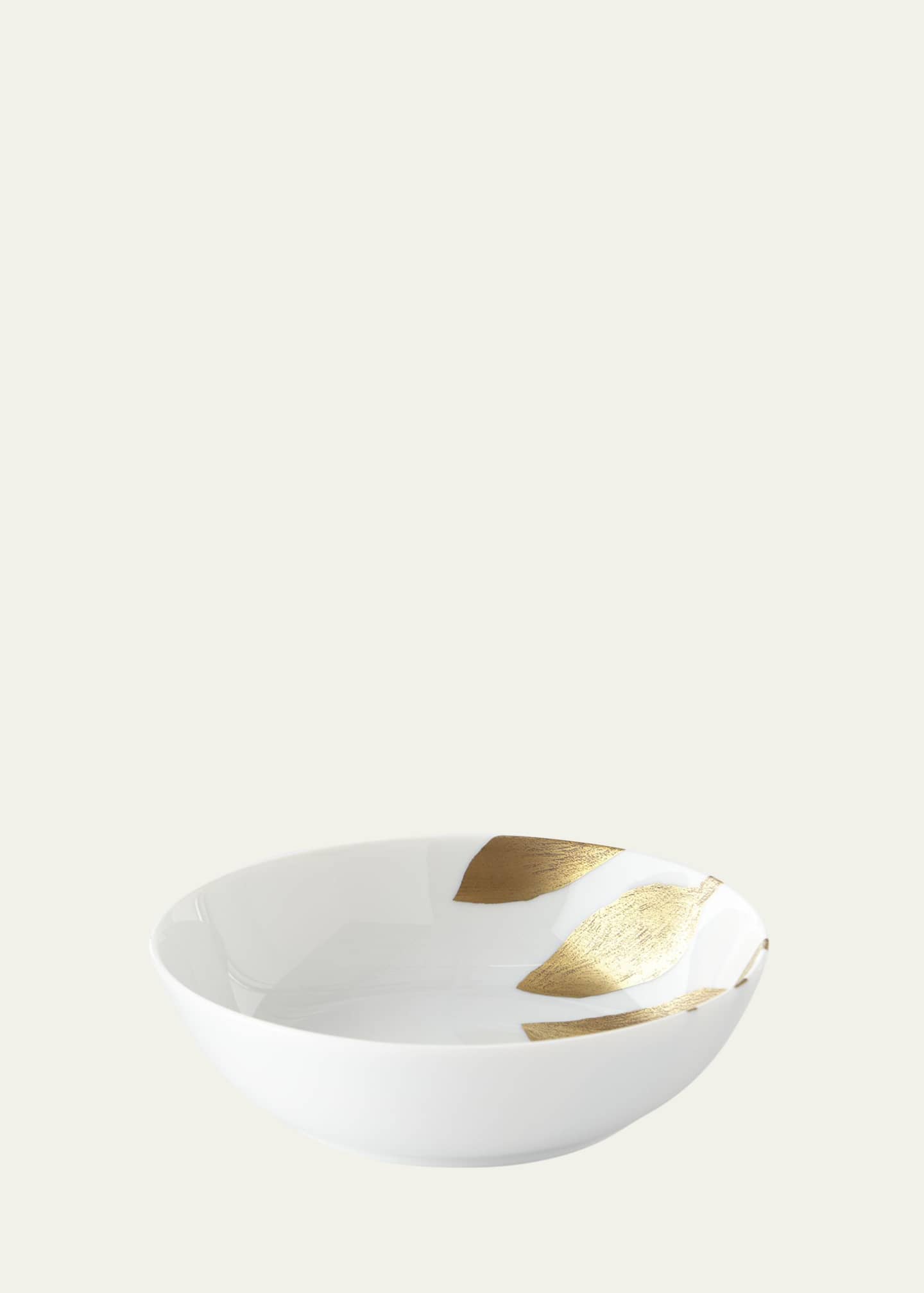 Haviland & Parlon Daphne White Gold-Leaf Cereal Bowl