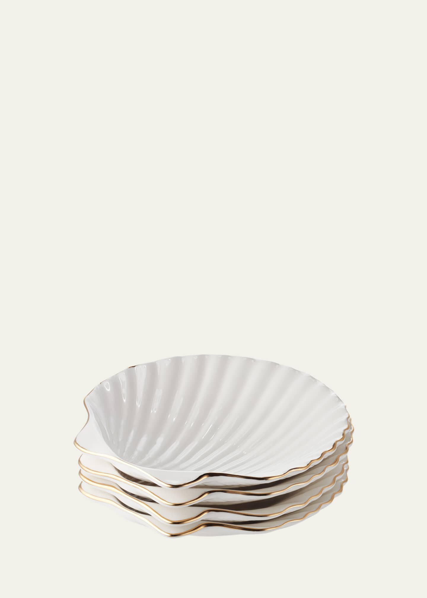 AERIN Shell Appetizer Plates, Set of 4 - Bergdorf Goodman