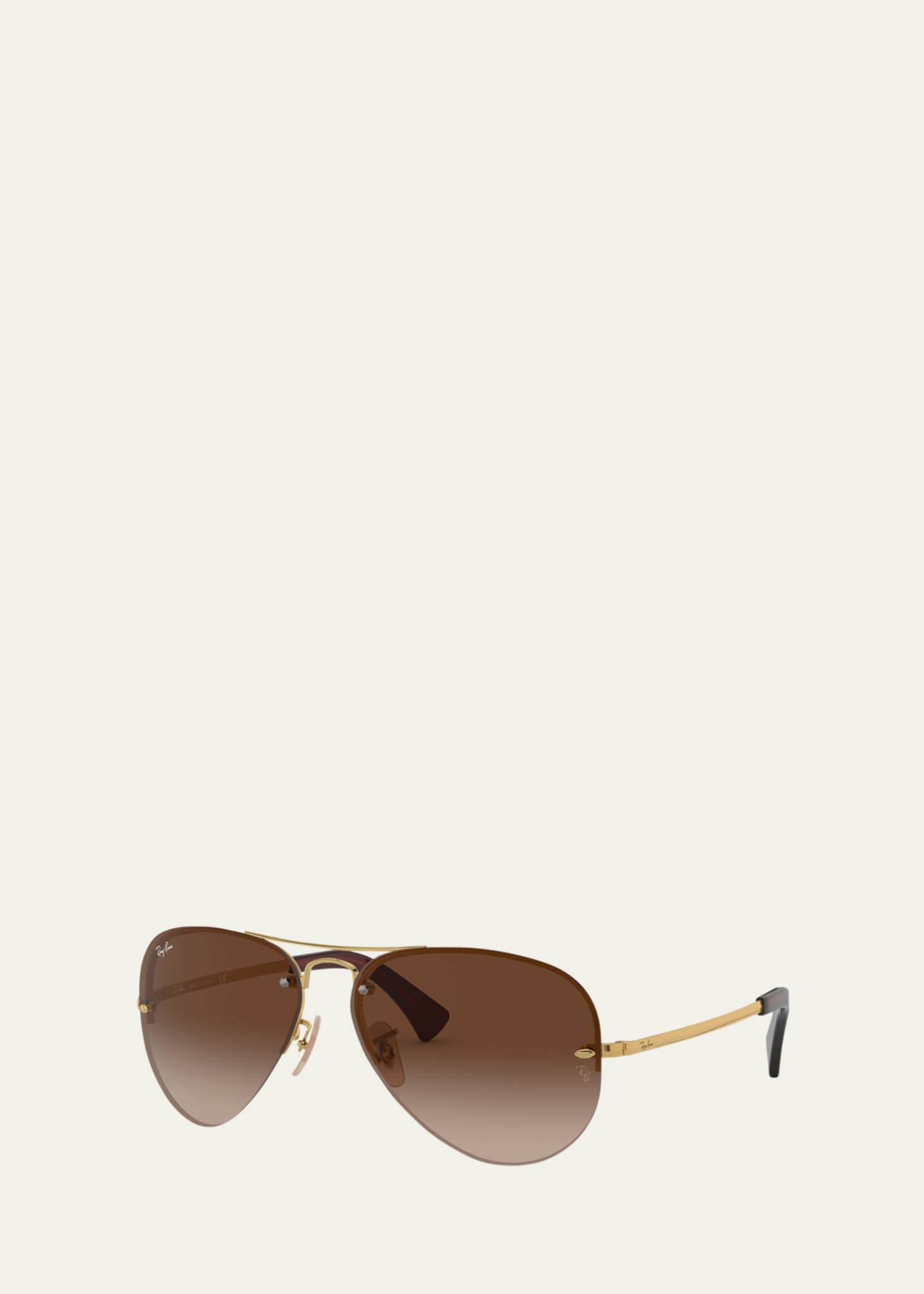 Ray-Ban Original Aviator Sunglasses, Golden Image 2 of 3