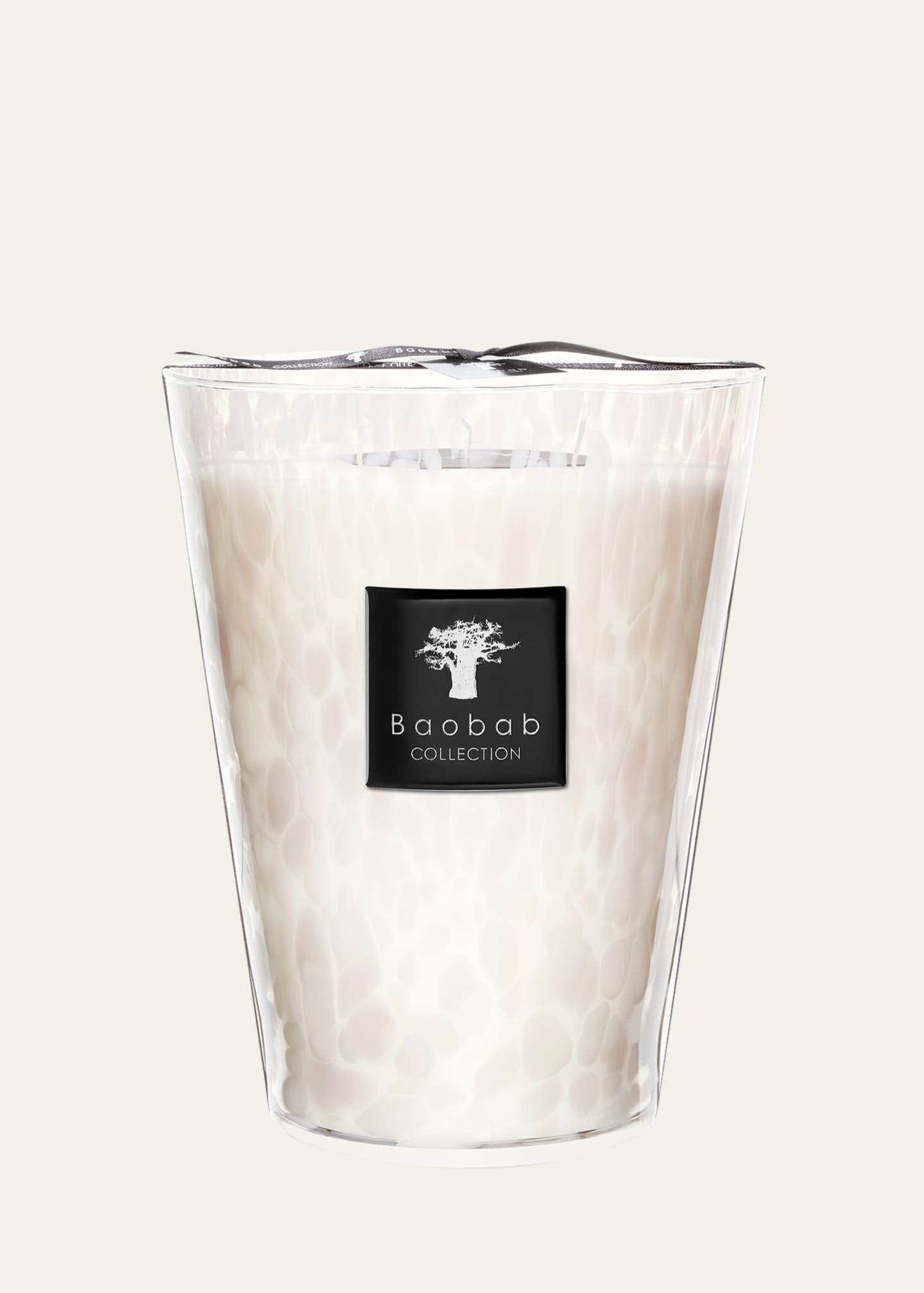 Baobab Collection White Pearls Candle, 9.4" Image 1 of 5