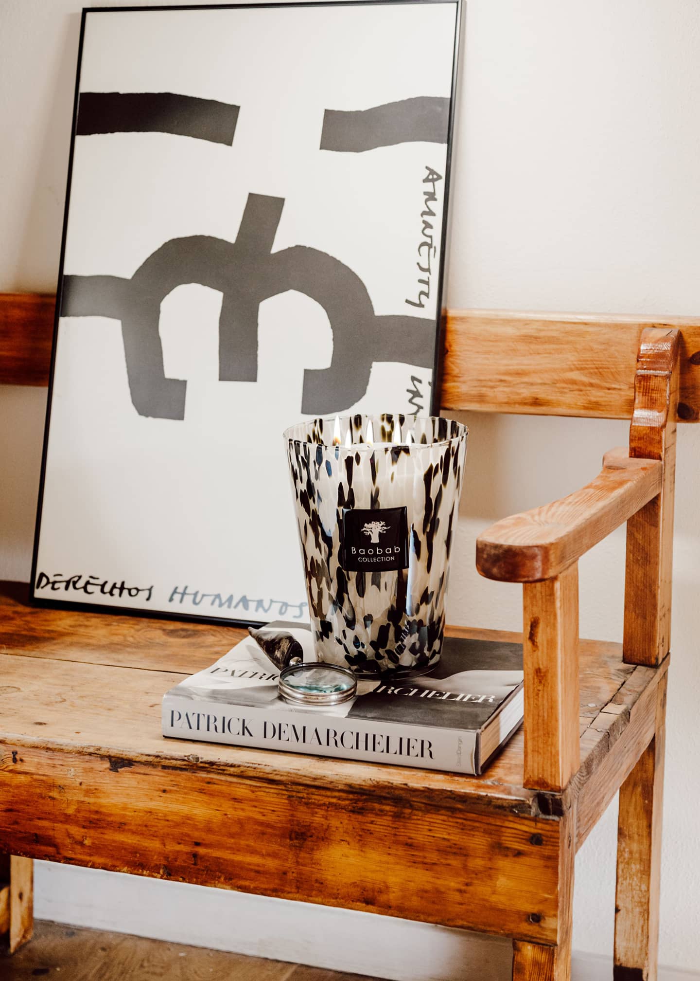 Baobab Collection Black Pearls Scented Candle, 6.3" Image 2 of 5