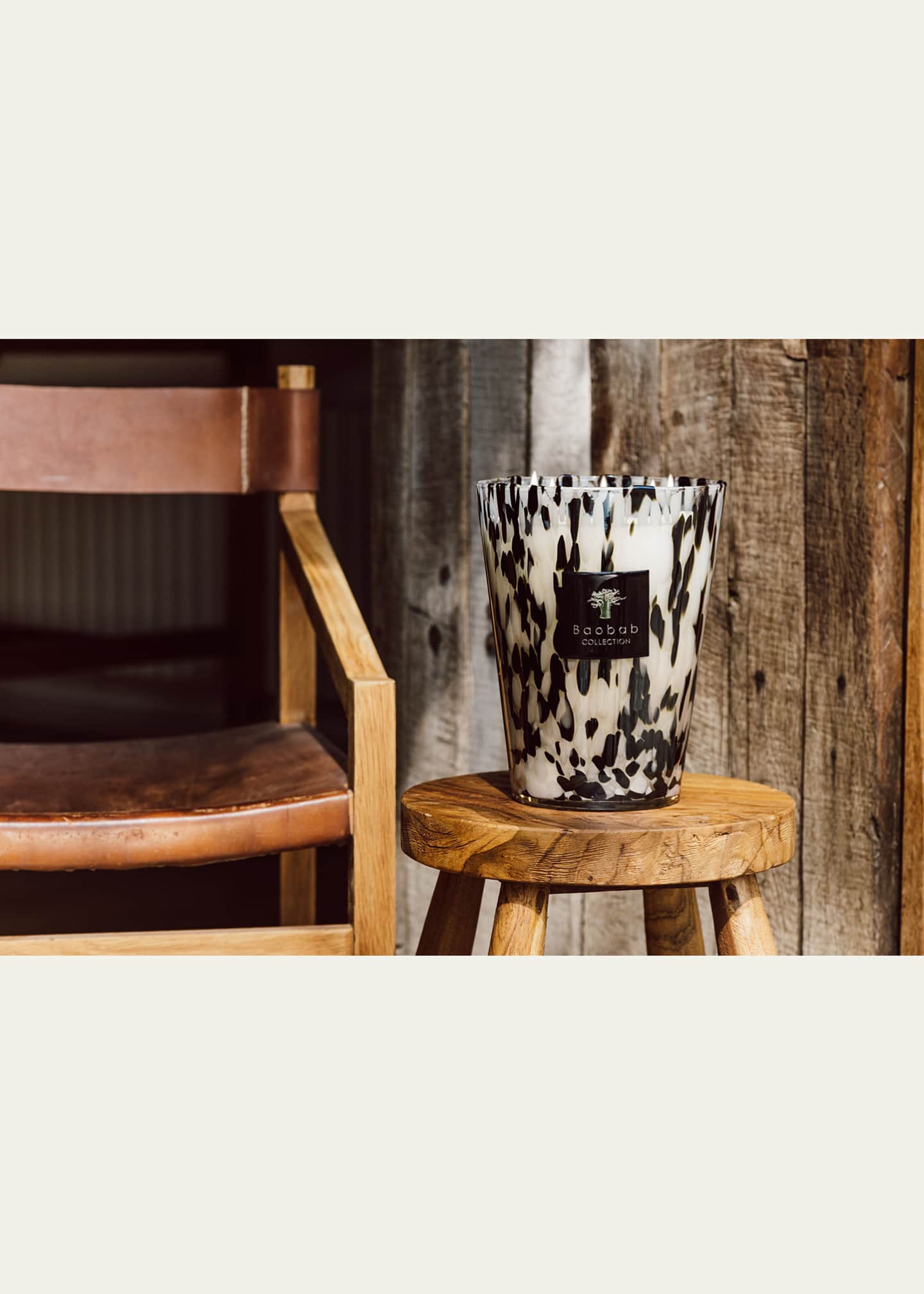 Baobab Collection Black Pearls Scented Candle, 13.8" Image 3 of 5