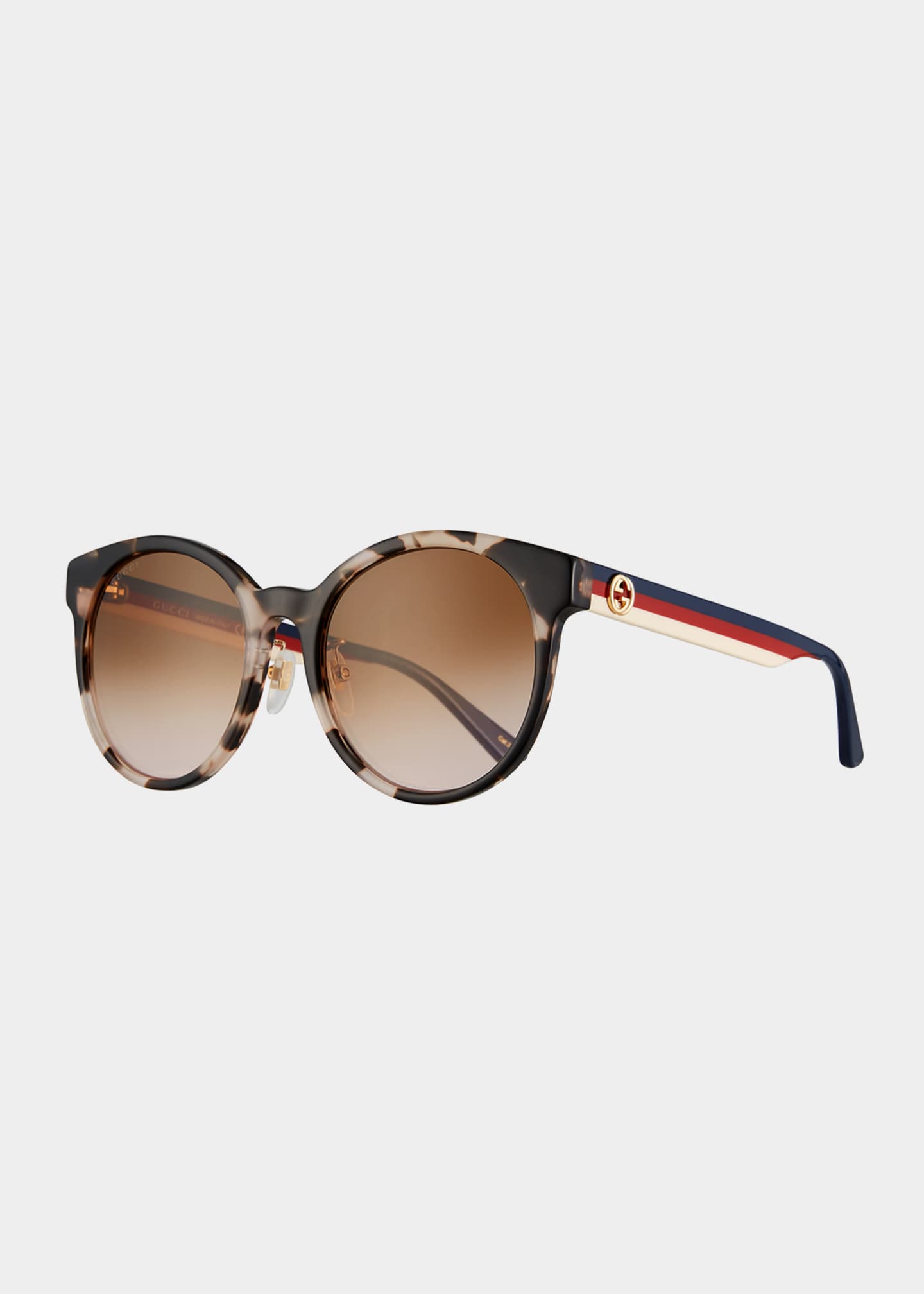 Gucci Round Arms Acetate Sunglasses Bergdorf Goodman