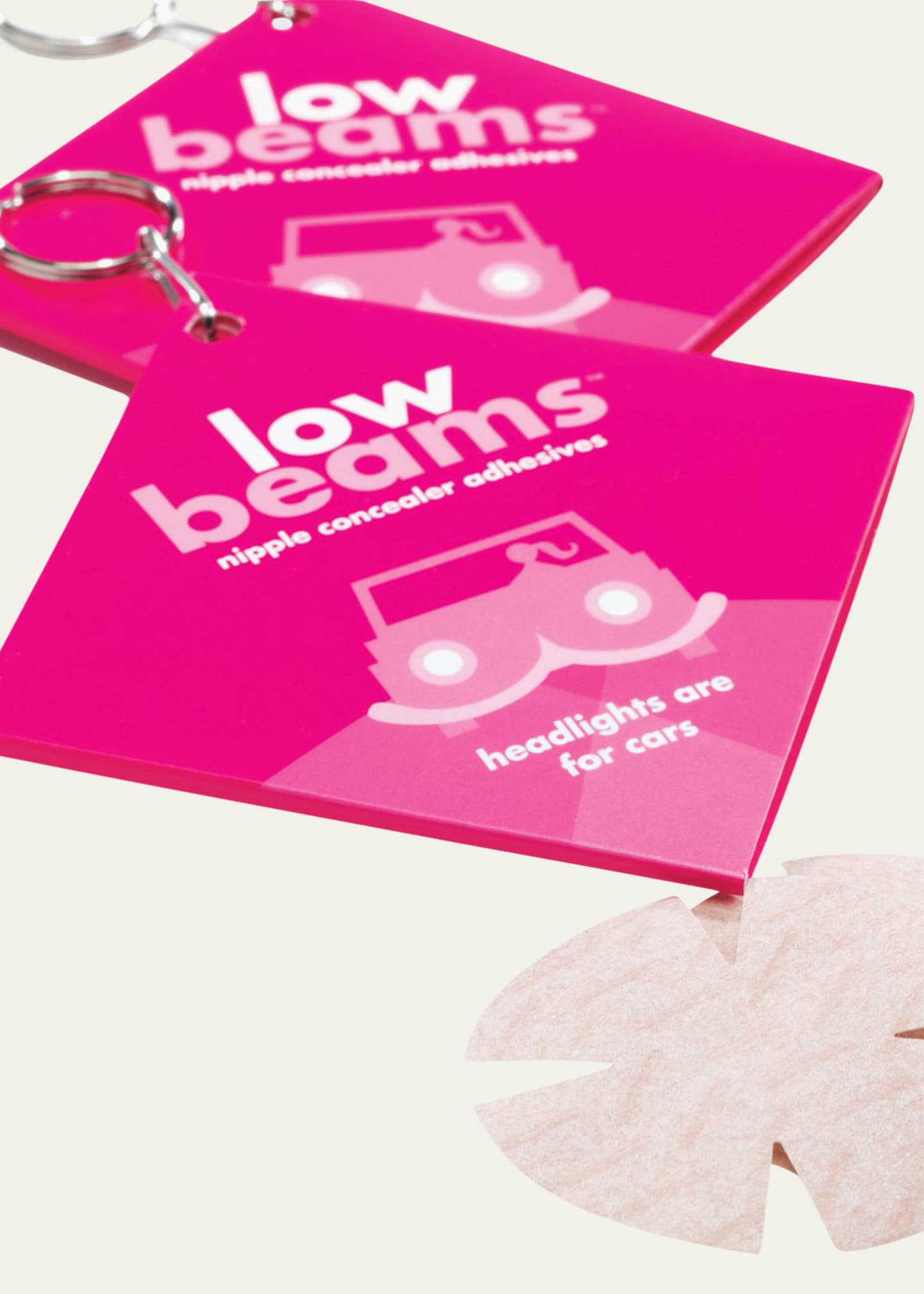 Commando Low Beam Nipple Patches 5-Pack Image 1 of 2