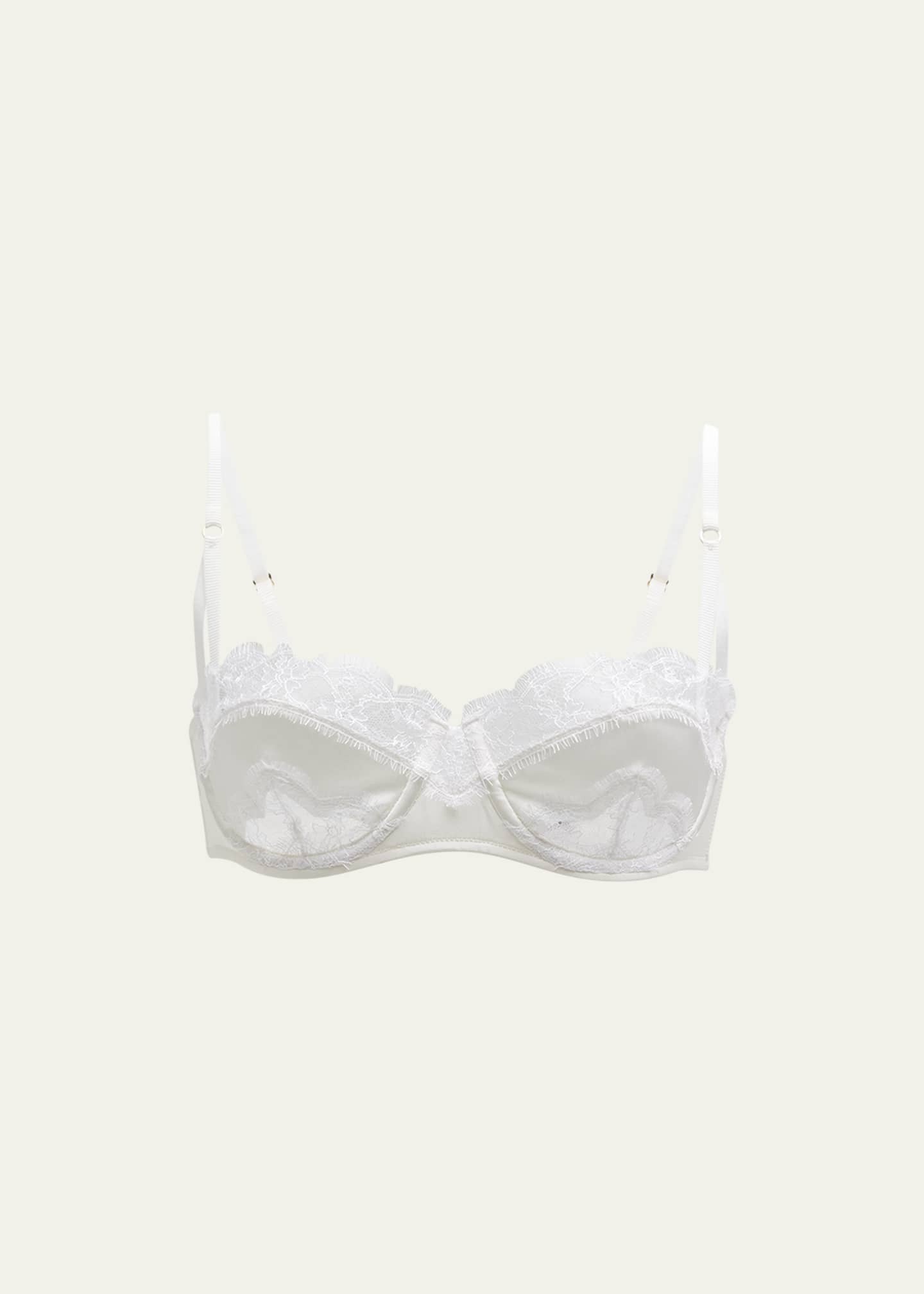 Lace-Trim Underwire Bra