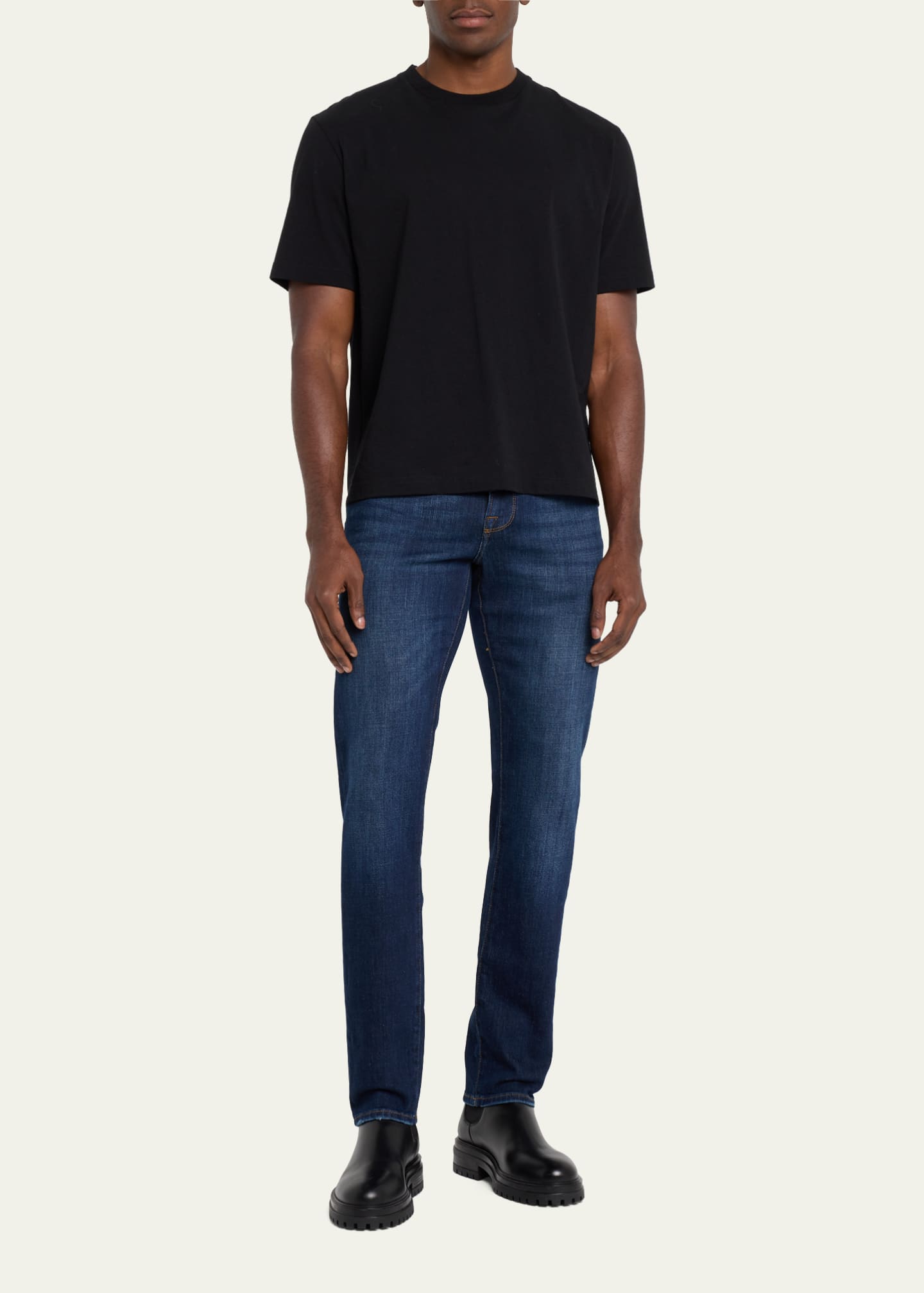 FRAME Men's L'Homme Straight-Leg Jeans Image 2 of 5
