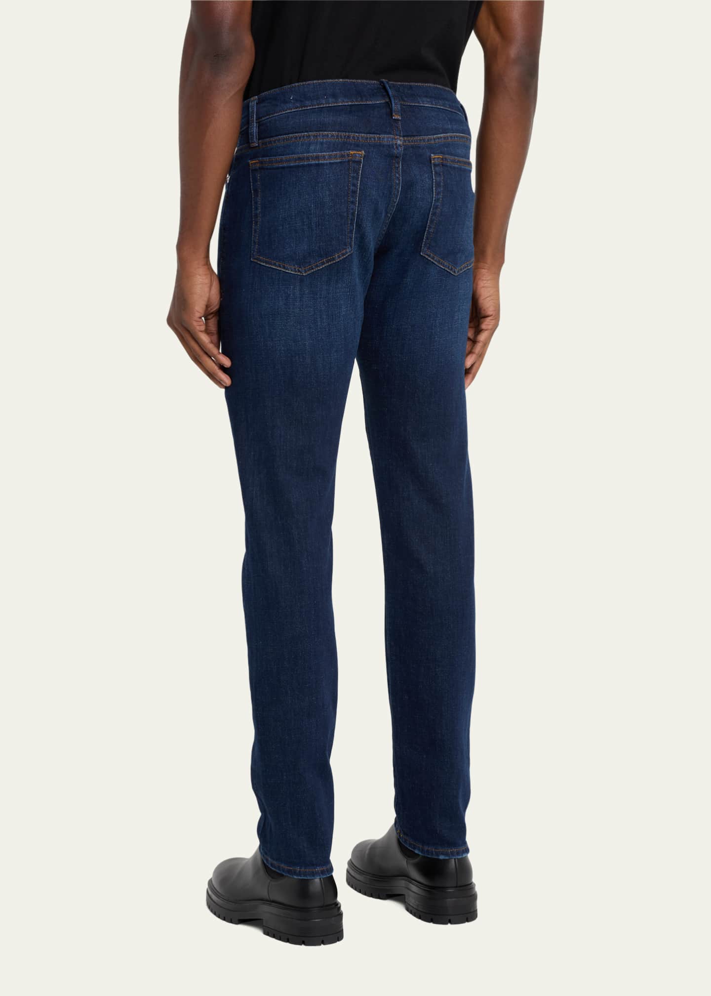 FRAME Men's L'Homme Straight-Leg Jeans Image 3 of 5