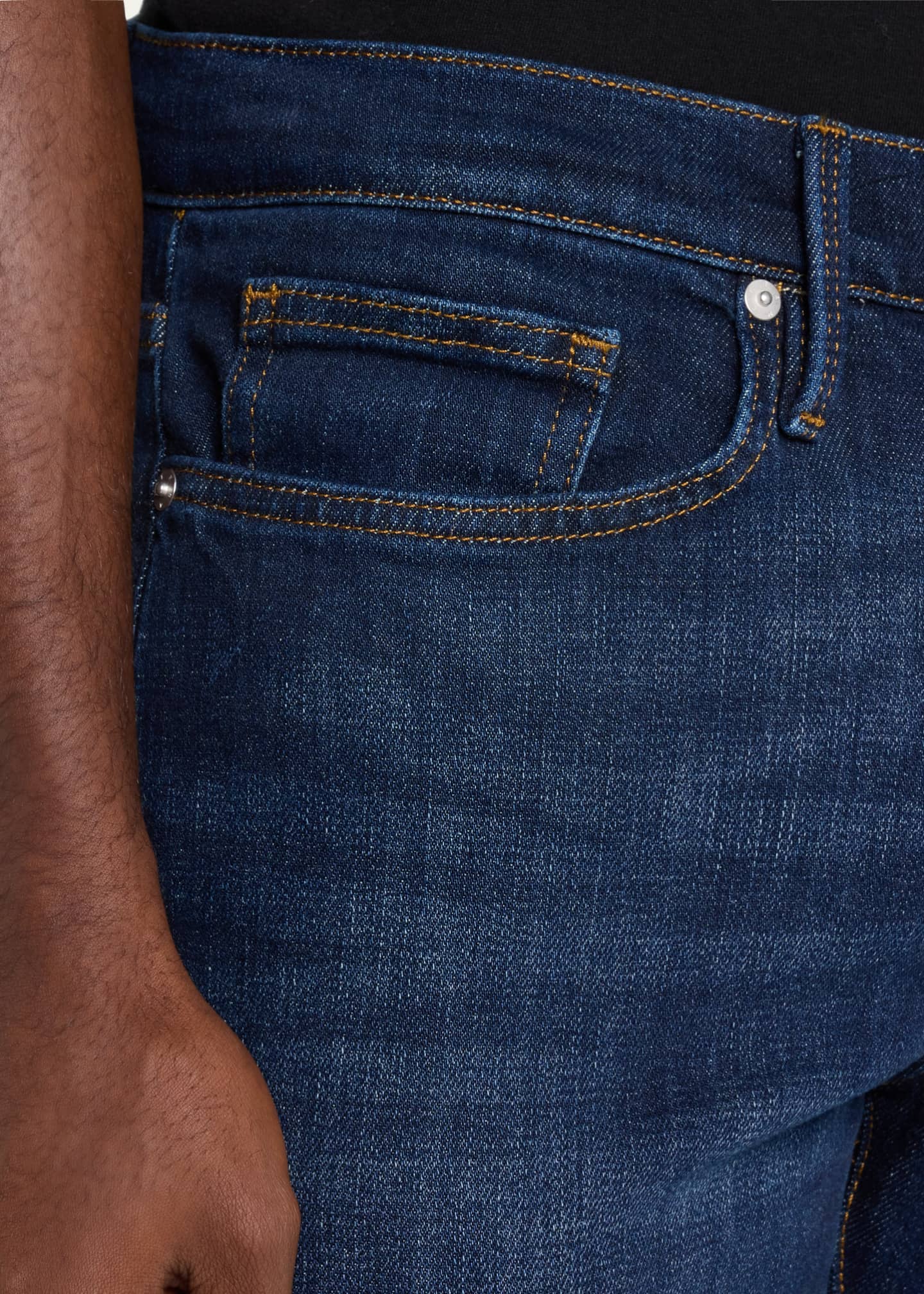 FRAME Men's L'Homme Straight-Leg Jeans Image 5 of 5