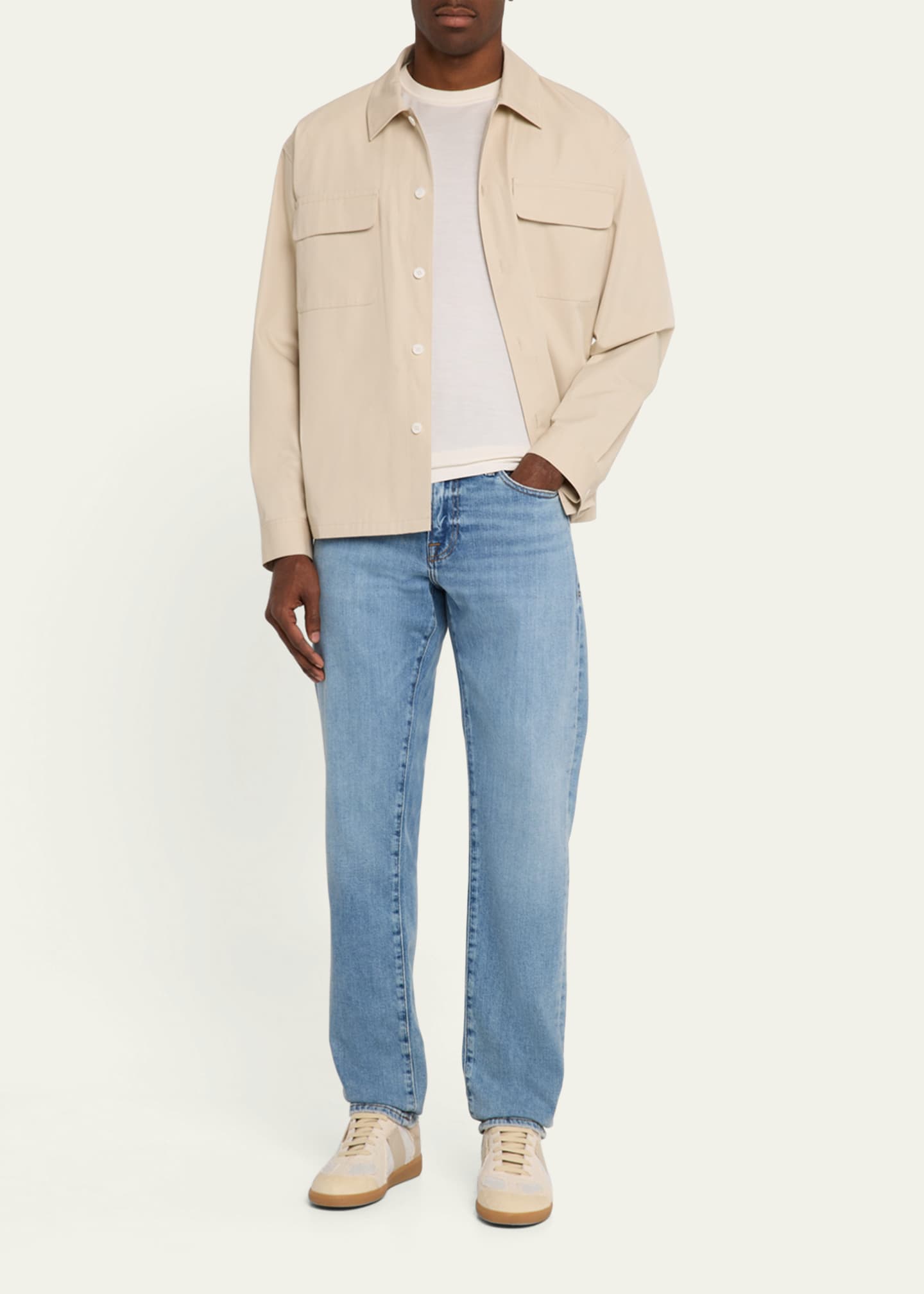 FRAME Men's L'Homme Straight-Leg Jeans Image 2 of 5