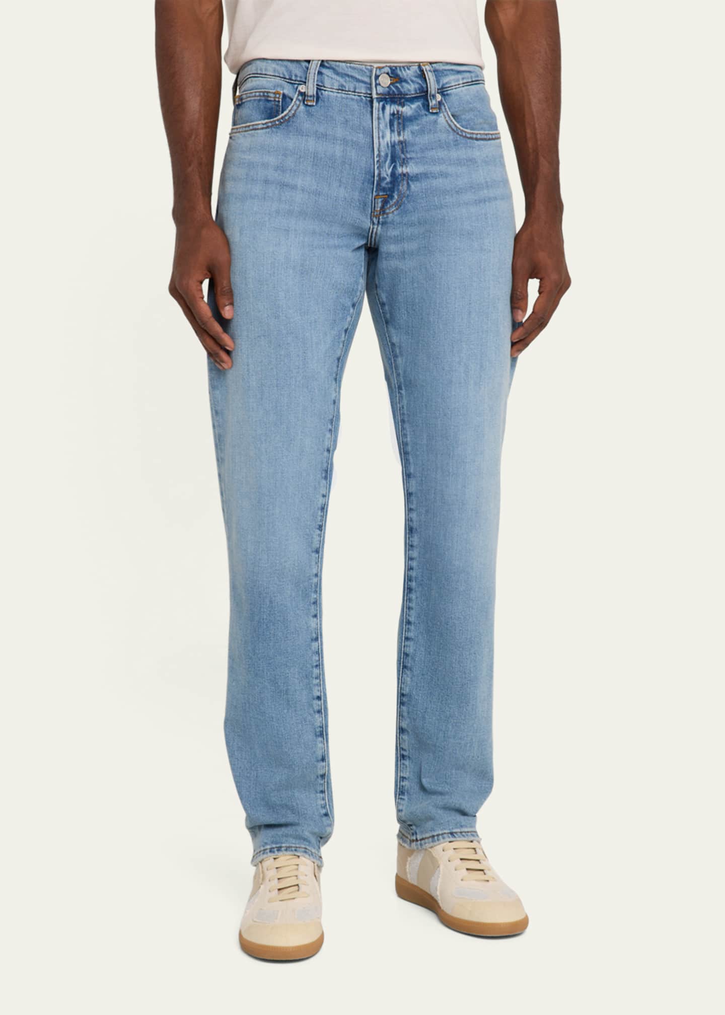 FRAME Men's L'Homme Straight-Leg Jeans Image 4 of 5