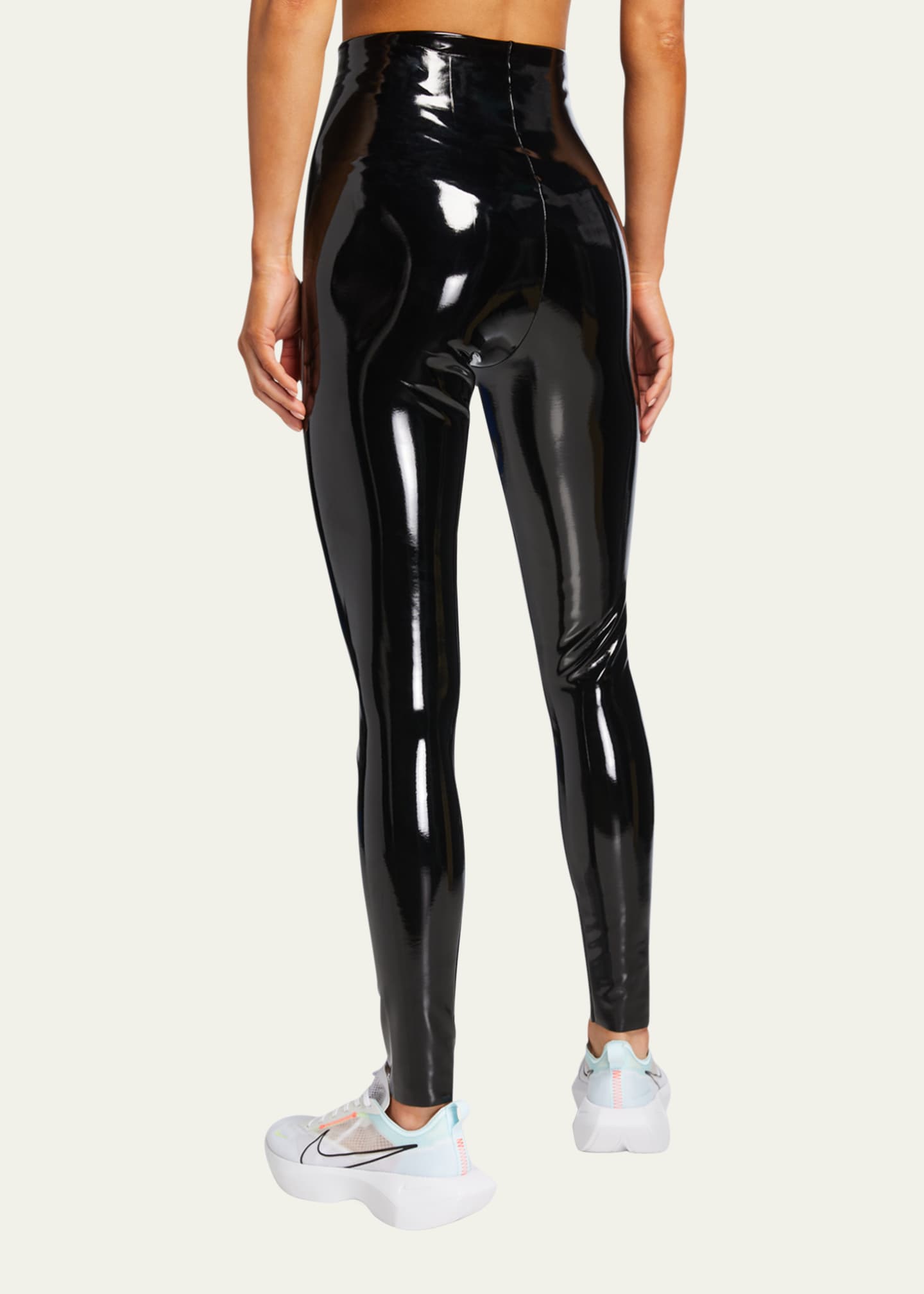 Commando Faux Patent Leather Trousers - Black I – Ediit