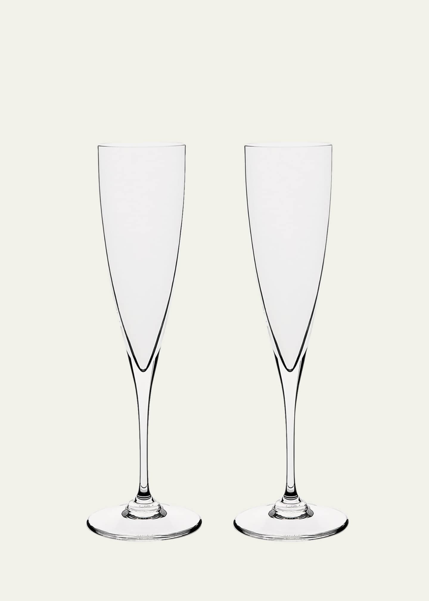 Set of hot sale two champagne flutes
