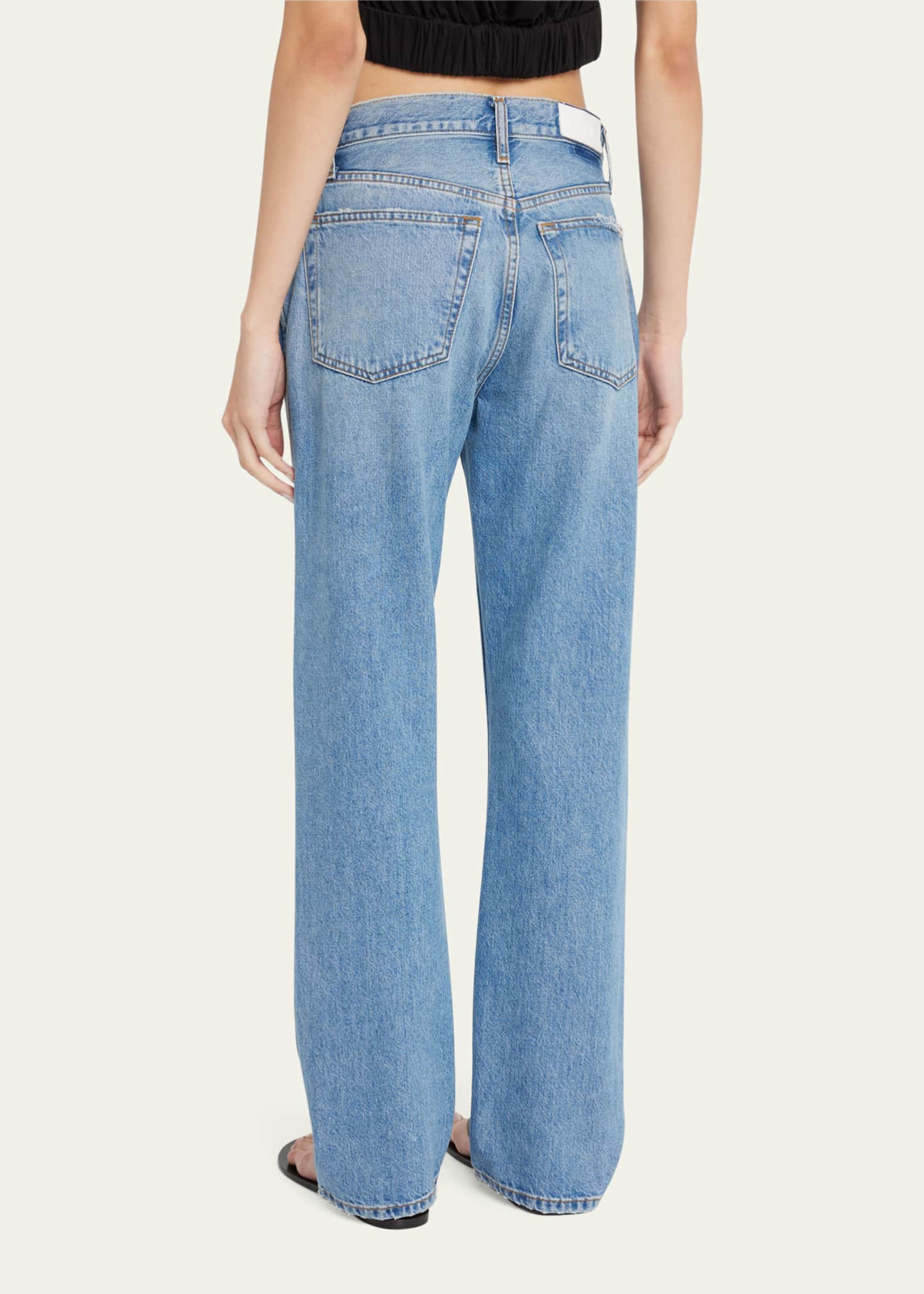RE/DONE High-Rise Loose Rigid Straight-Leg Jeans Image 3 of 5