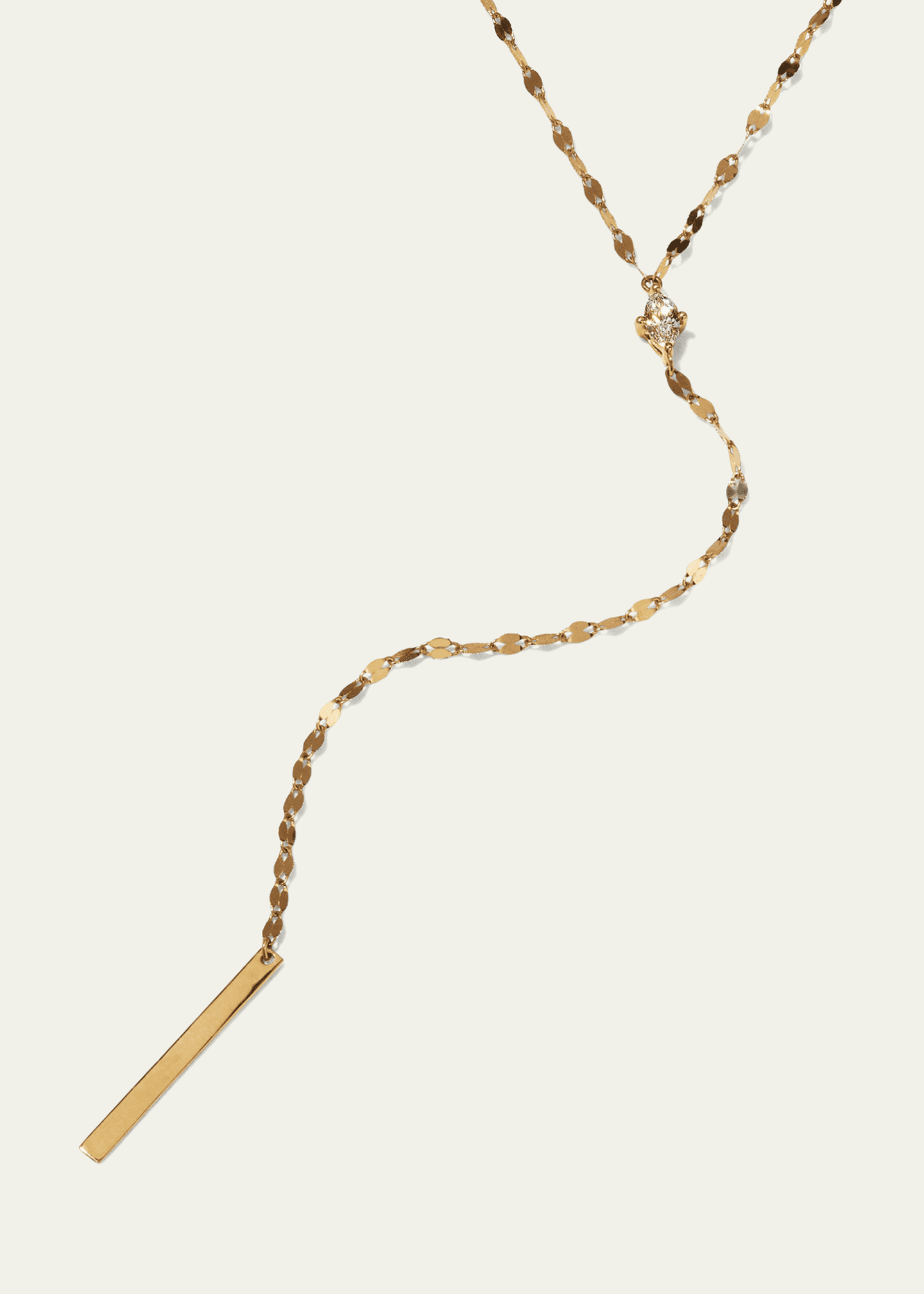 Lana 14k Gold Marquise Diamond Y-Drop Necklace Image 3 of 4