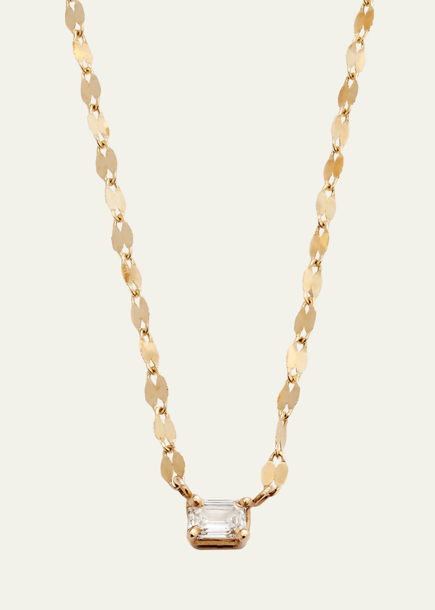 Lana 14k Gold Emerald-Cut Diamond Pendant Necklace Image 1 of 3