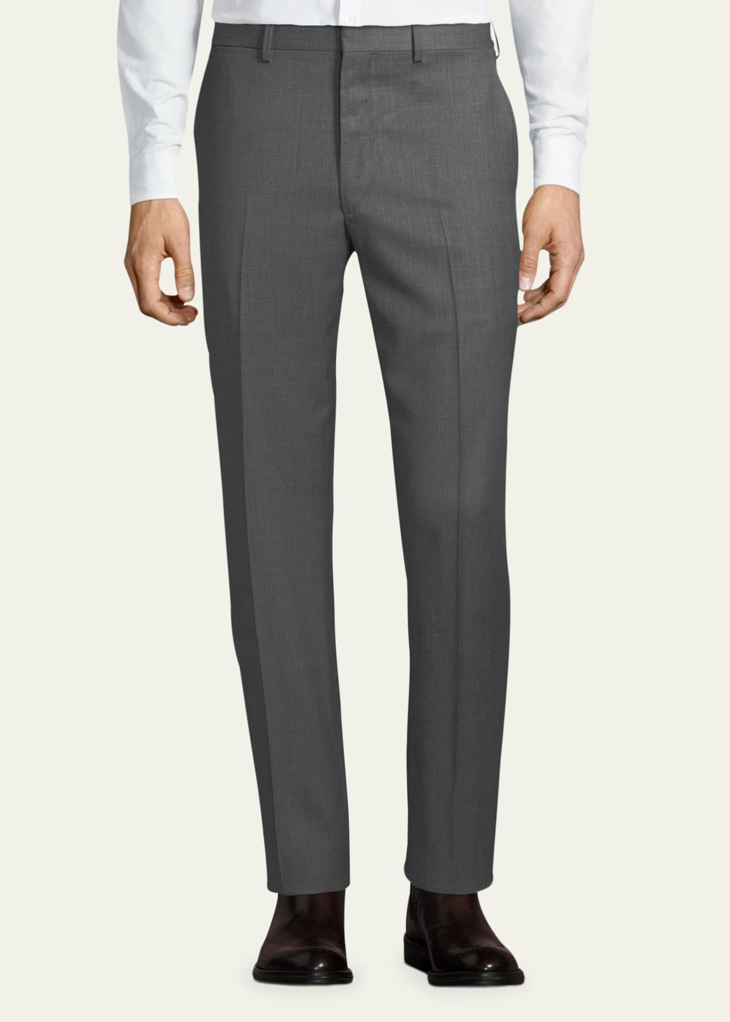 Ralph Lauren Purple Label Gregory Hand-Tailored Wool Serge Trouser