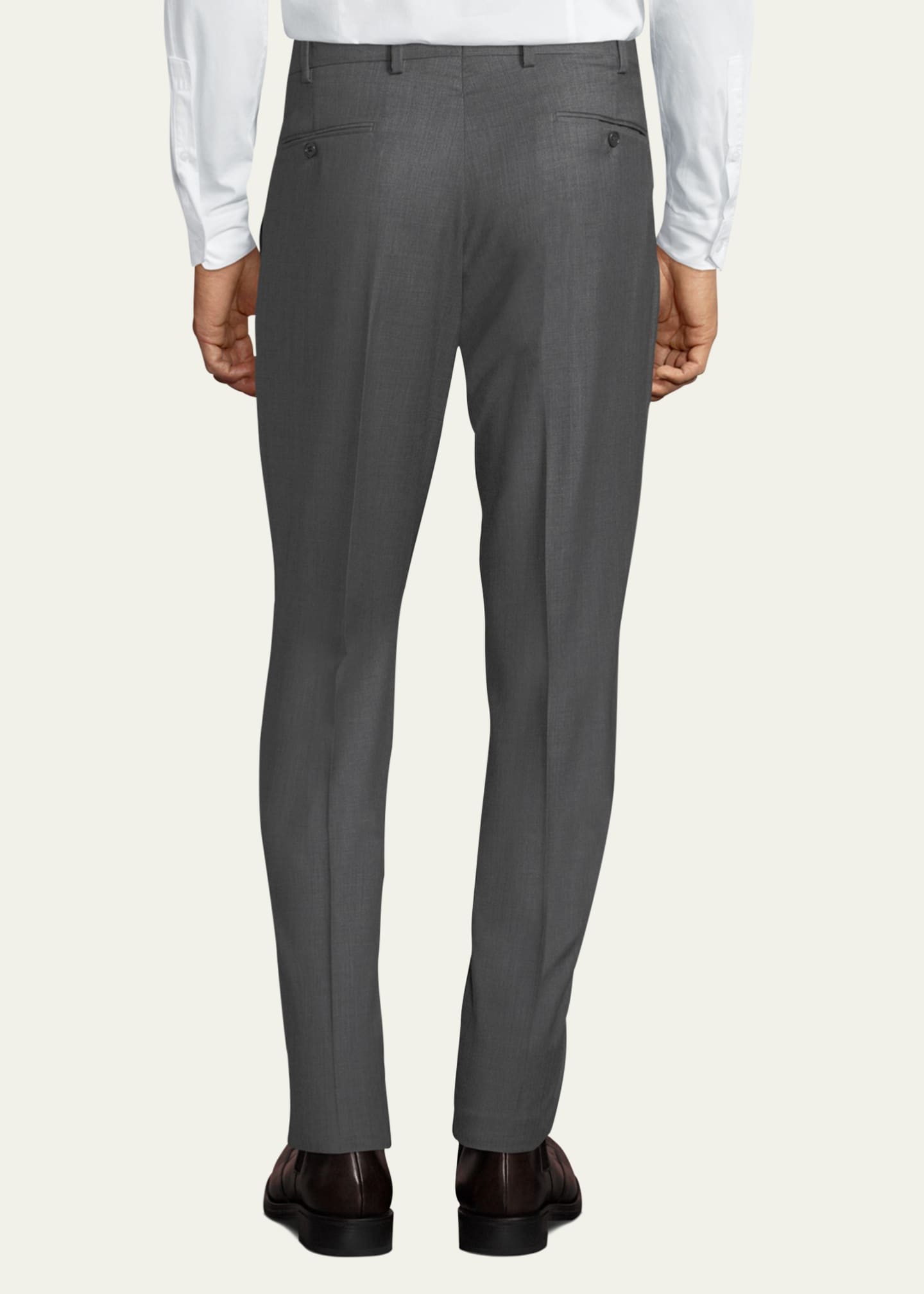 Ralph Lauren Purple Label Men's Gregory Flat-Front Pants Image 3 of 4