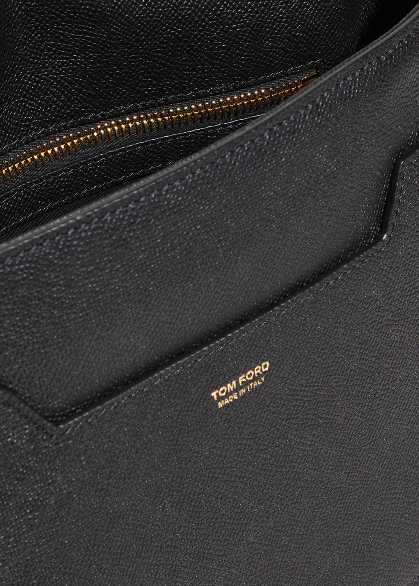 Black Leather Tom Ford Inspired Jennifer Purse