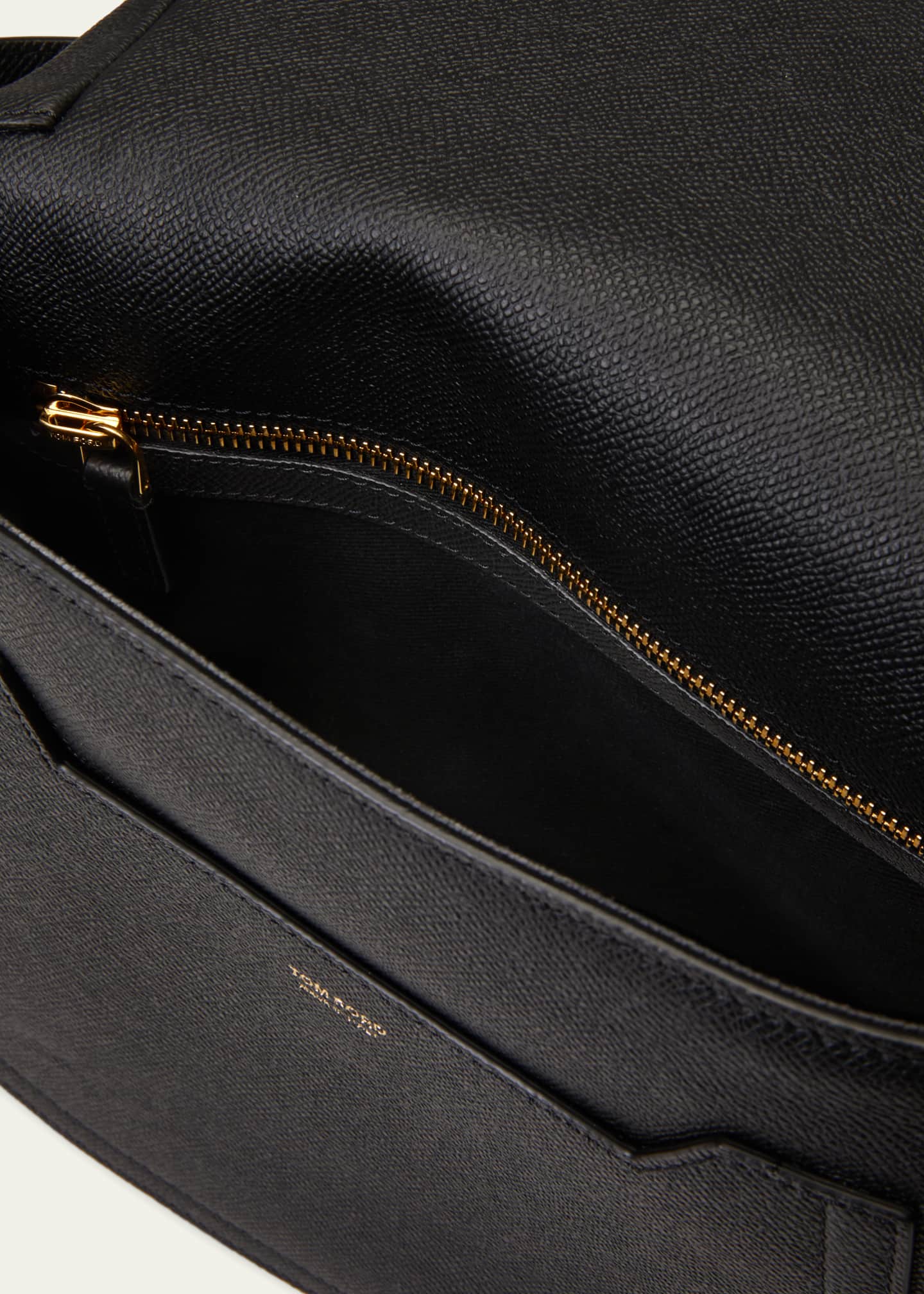 Jennifer Medium Double Strap Bag in Grained Leather