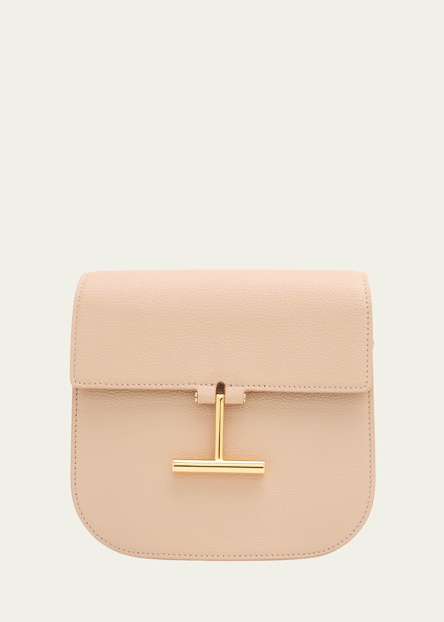 近年モデル TOM FORD Tara 三つ折り財布 ゴールド金具 ホワイト TOM FORD Tara Mini Shoulder Bag in Grained Leather - Bergdorf Goodman