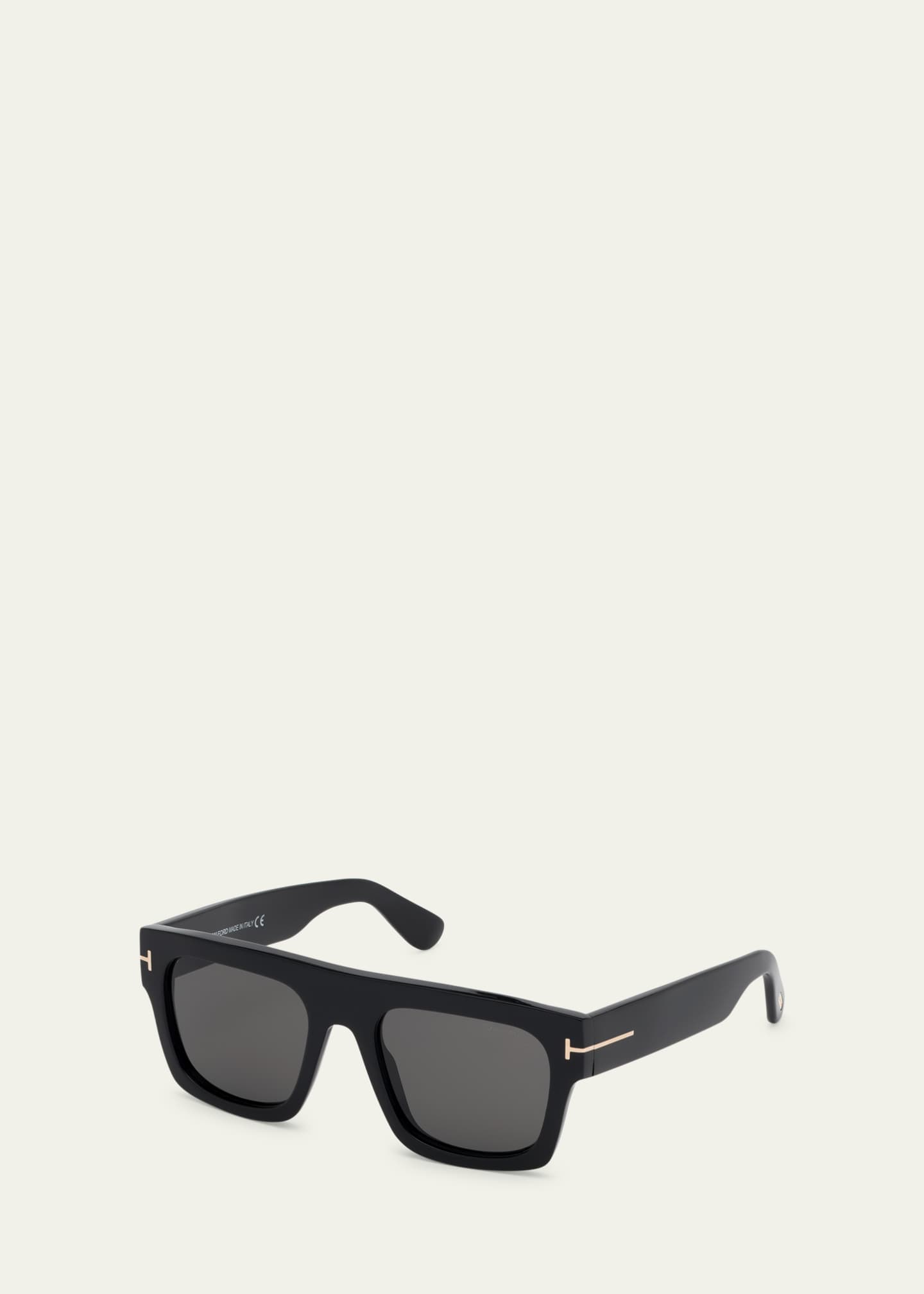 TOM FORD Men's Fausto Thick Acetate Sunglasses Image 2 of 3
