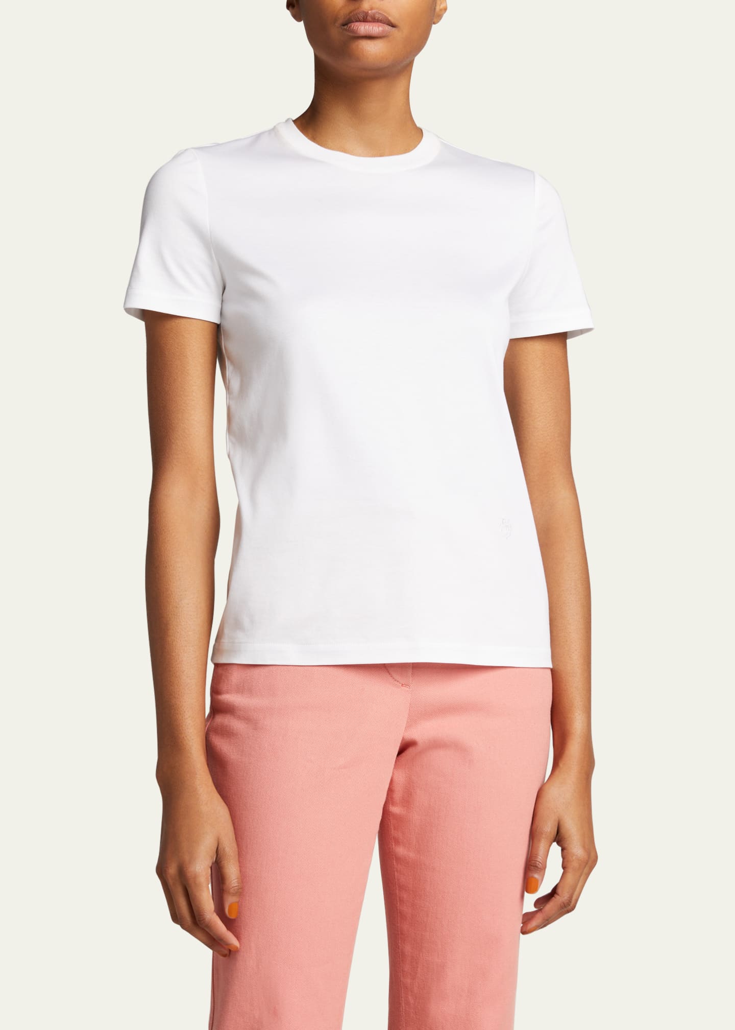 Loro Piana Short-Sleeve Logo Tee Image 4 of 5