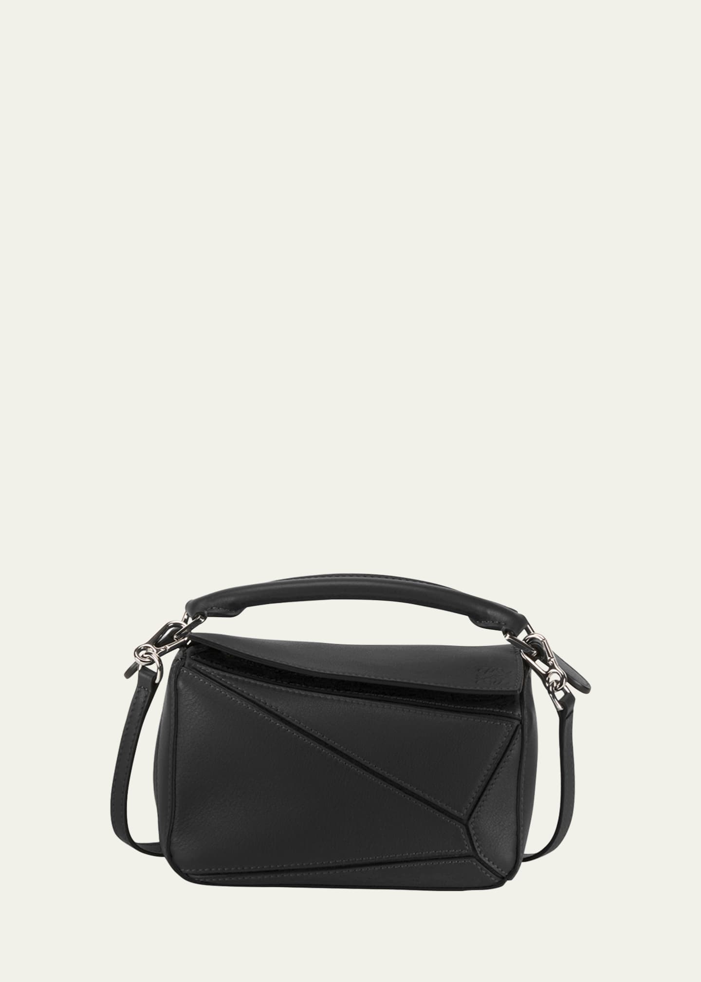 Loewe Puzzle Mini Top-Handle Bag in Leather - Bergdorf Goodman