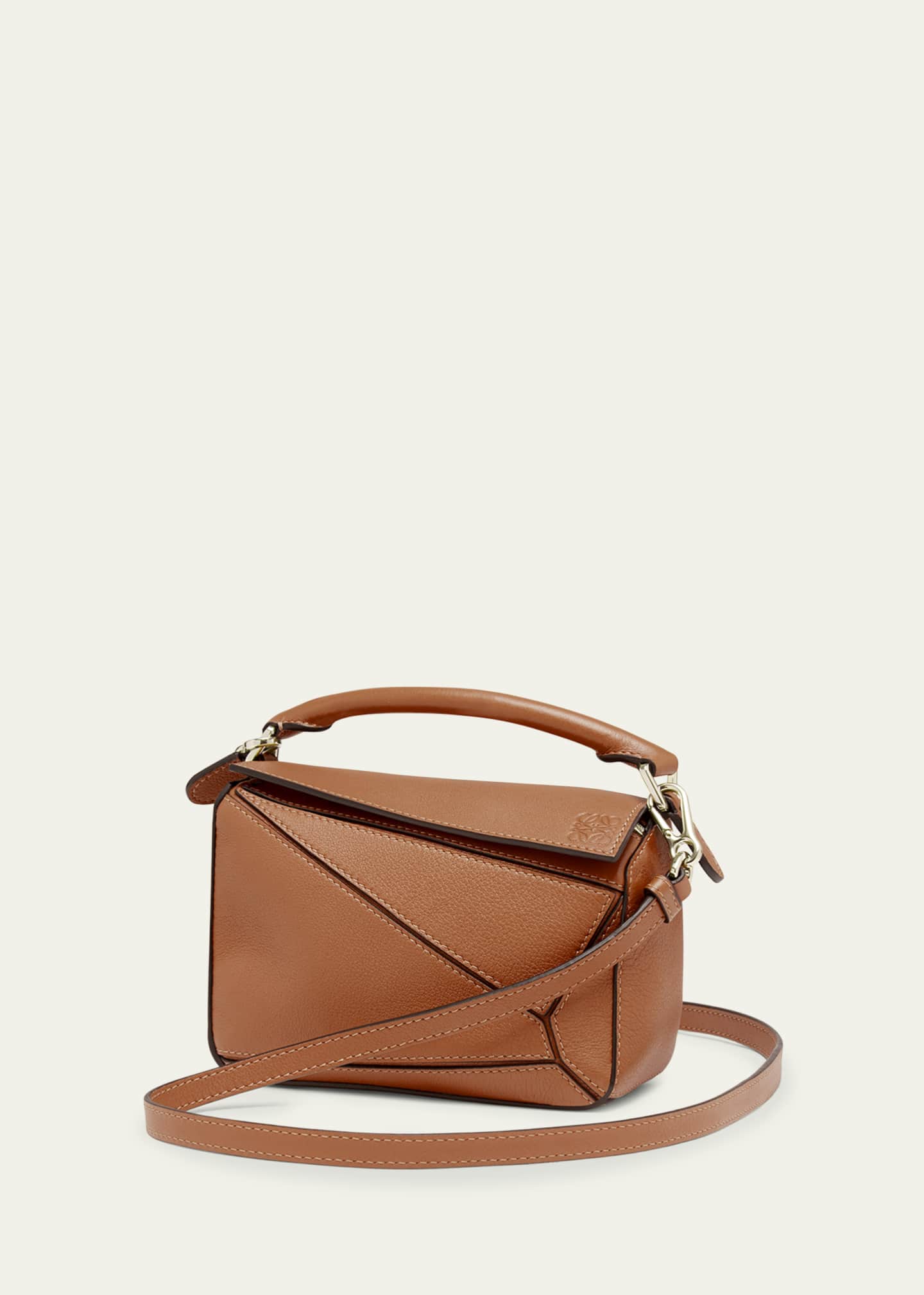 Loewe Puzzle Mini Top-Handle Bag in Leather - Bergdorf Goodman